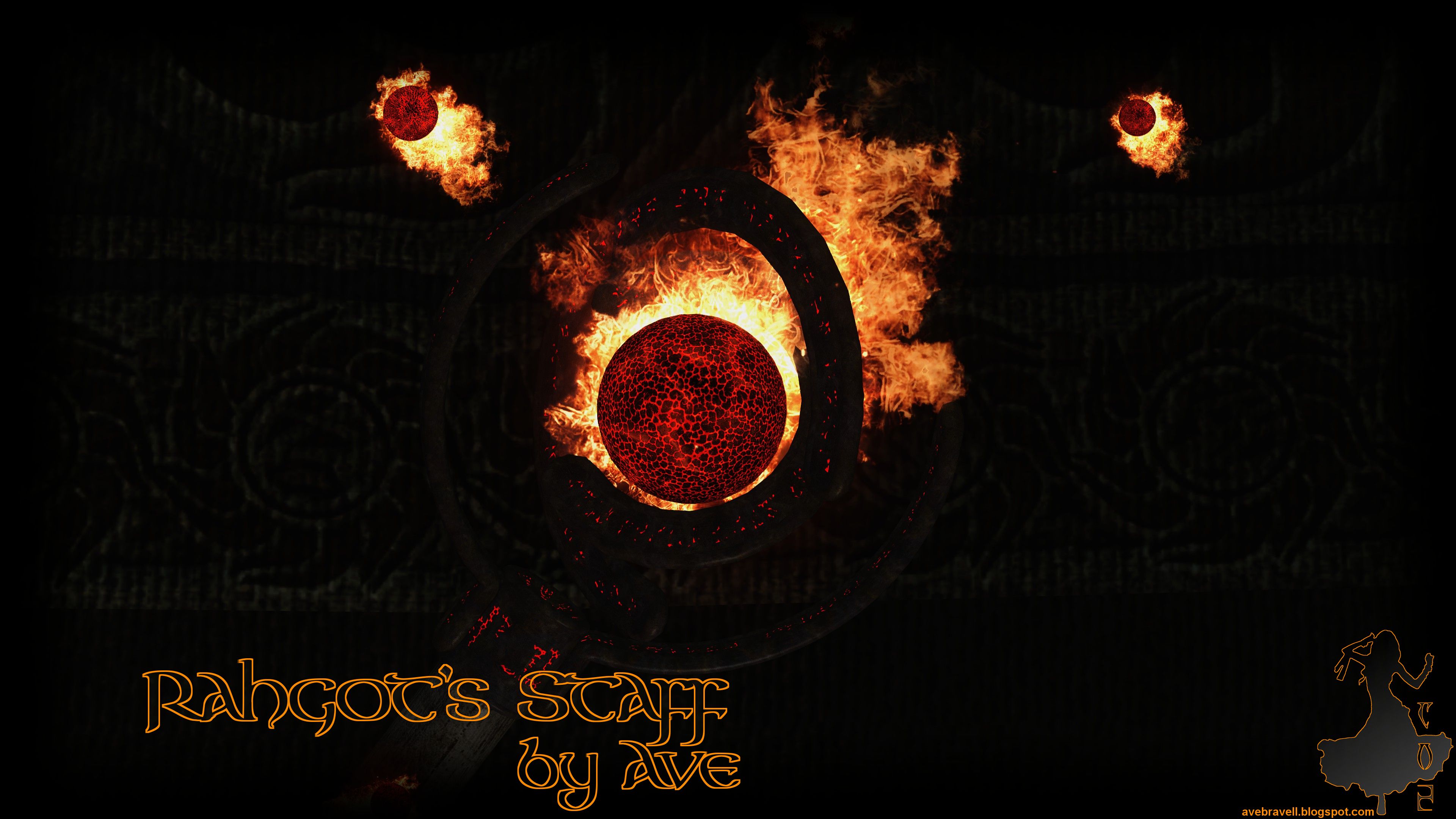 Rahgot's Staff by Ave mod for The Elder Scrolls V: Skyrim Special Edition