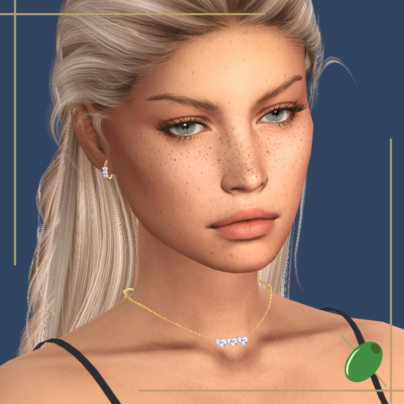Mel Heart Necklace mod for The Sims 4 
