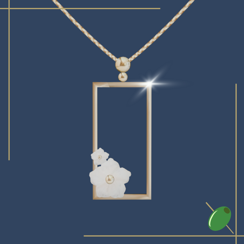 Leonie Geometric Necklace mod for The Sims 4 