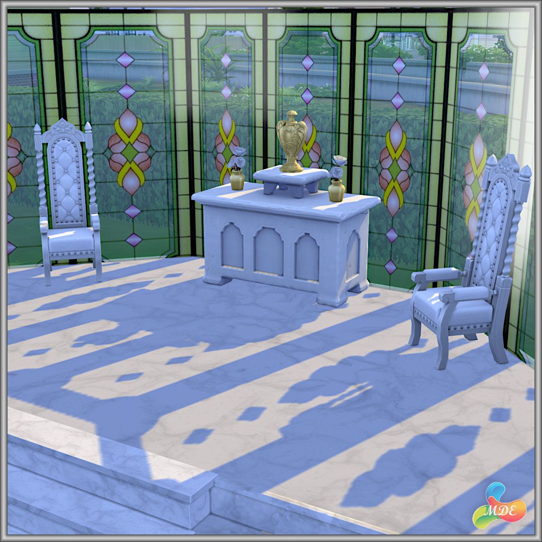 Patterned Glass Walls Part 2 mod for The Sims 4 