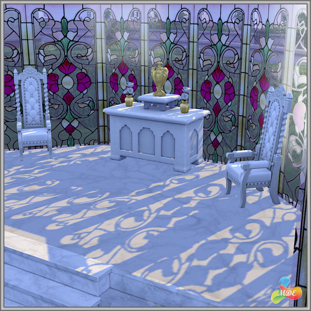 Patterned Glass Walls Part 2 mod for The Sims 4 