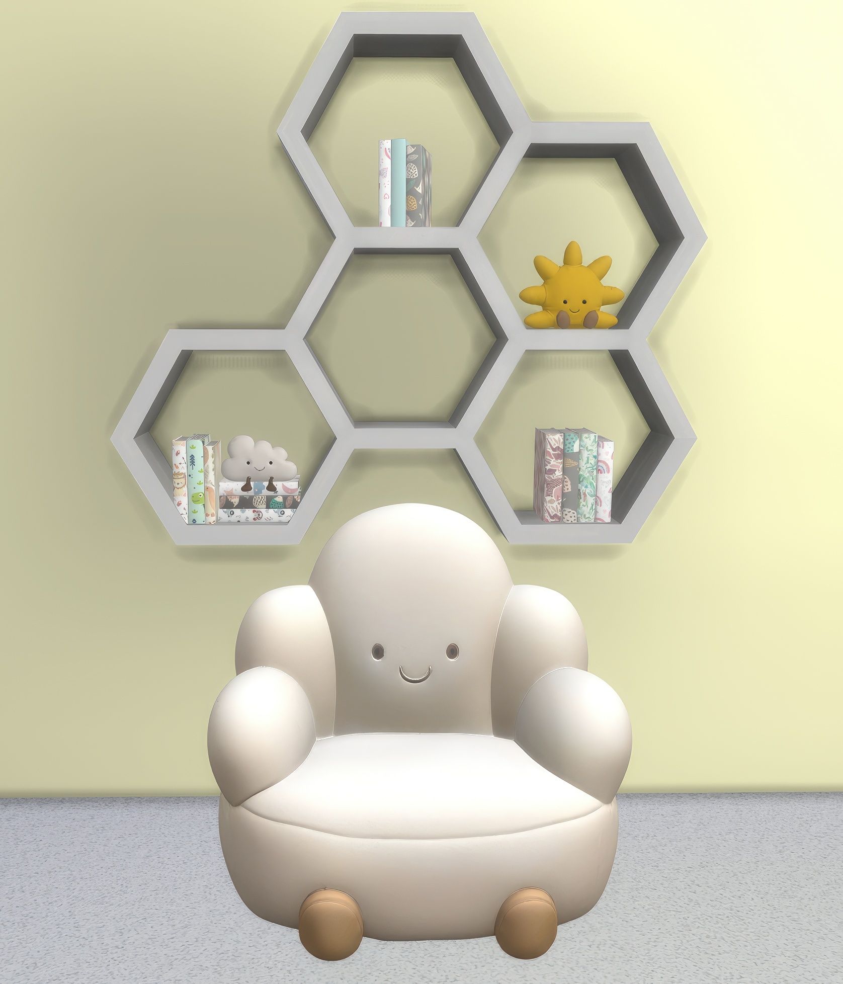 Nomi plush chair mod for The Sims 4 