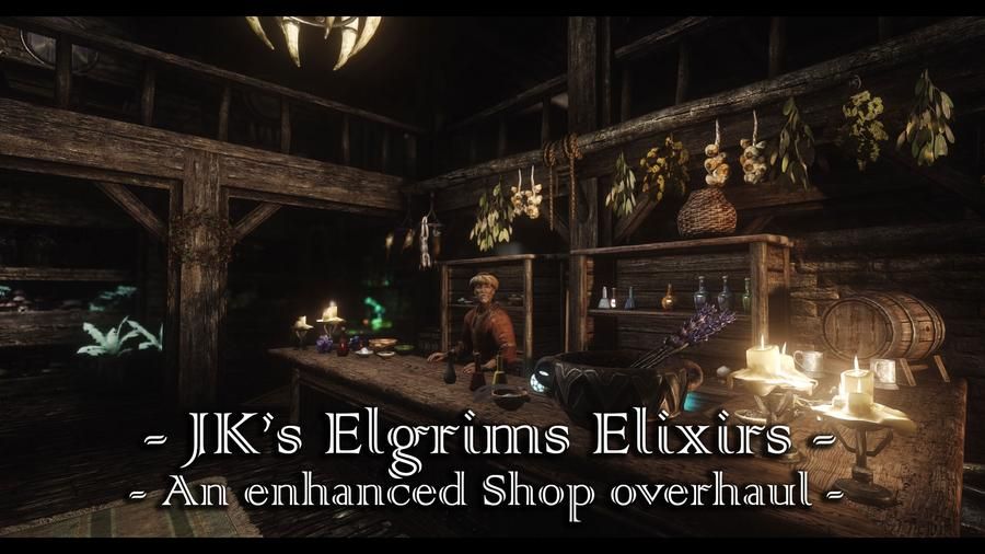 JK's Elgrim's Elixirs mod for The Elder Scrolls V: Skyrim Special Edition