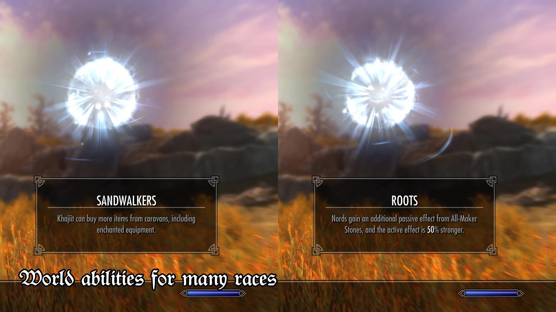 Mannaz - Integrated Races of Skyrim mod for The Elder Scrolls V: Skyrim Special Edition