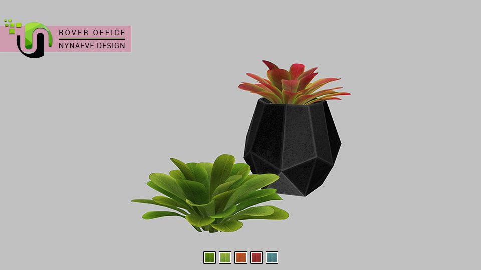 Rover Office Decor mod for The Sims 4 
