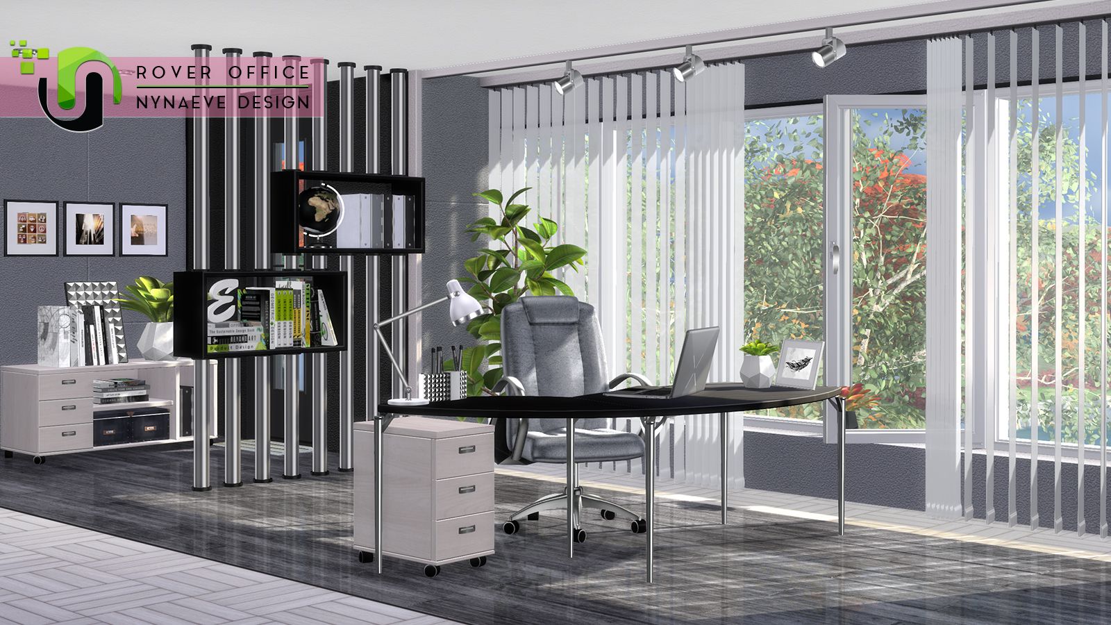 Rover Office mod for The Sims 4 
