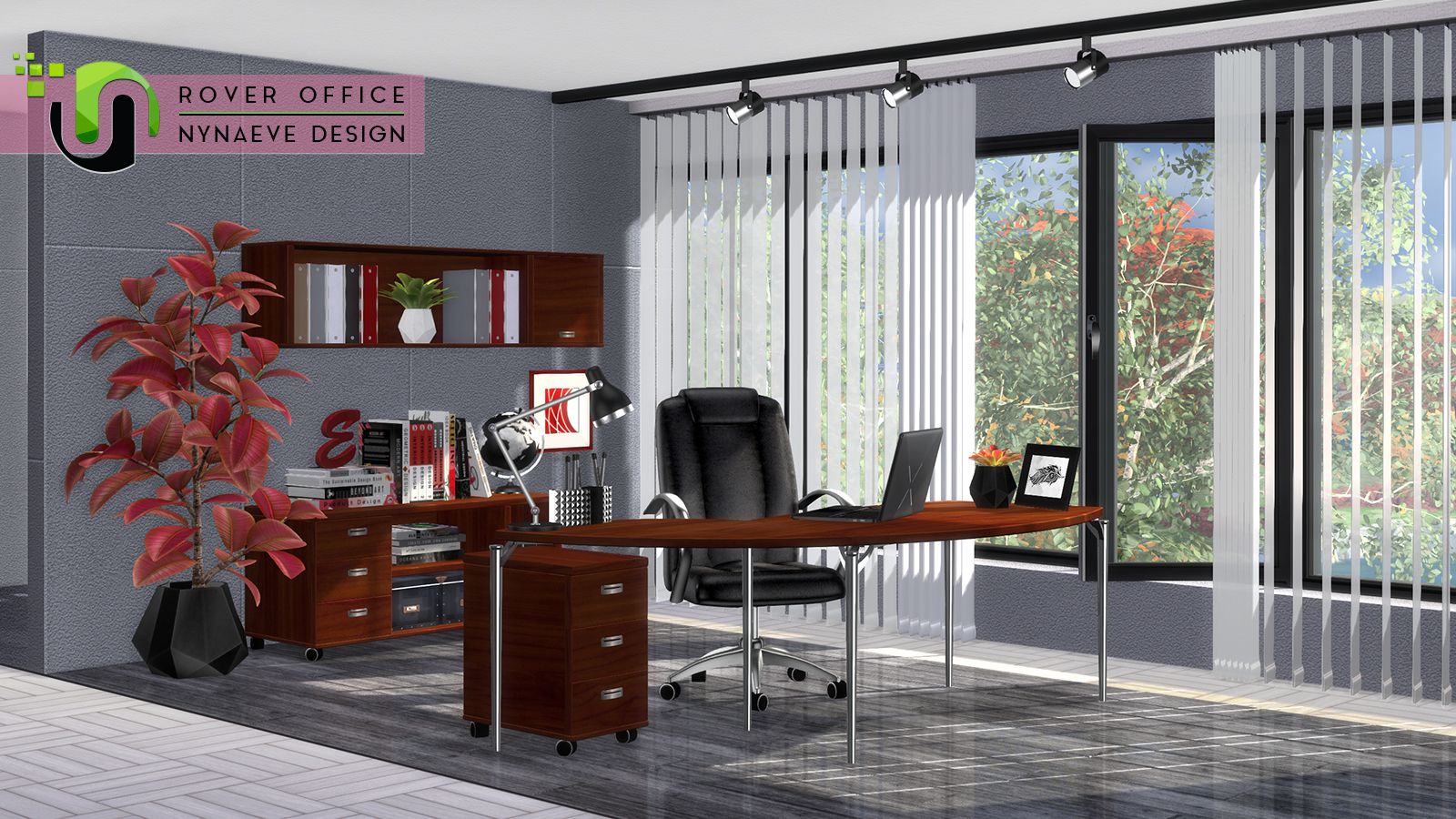 Rover Office mod for The Sims 4 