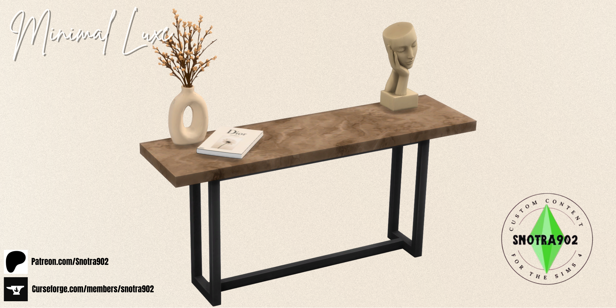 Minimal Luxe mod for The Sims 4 