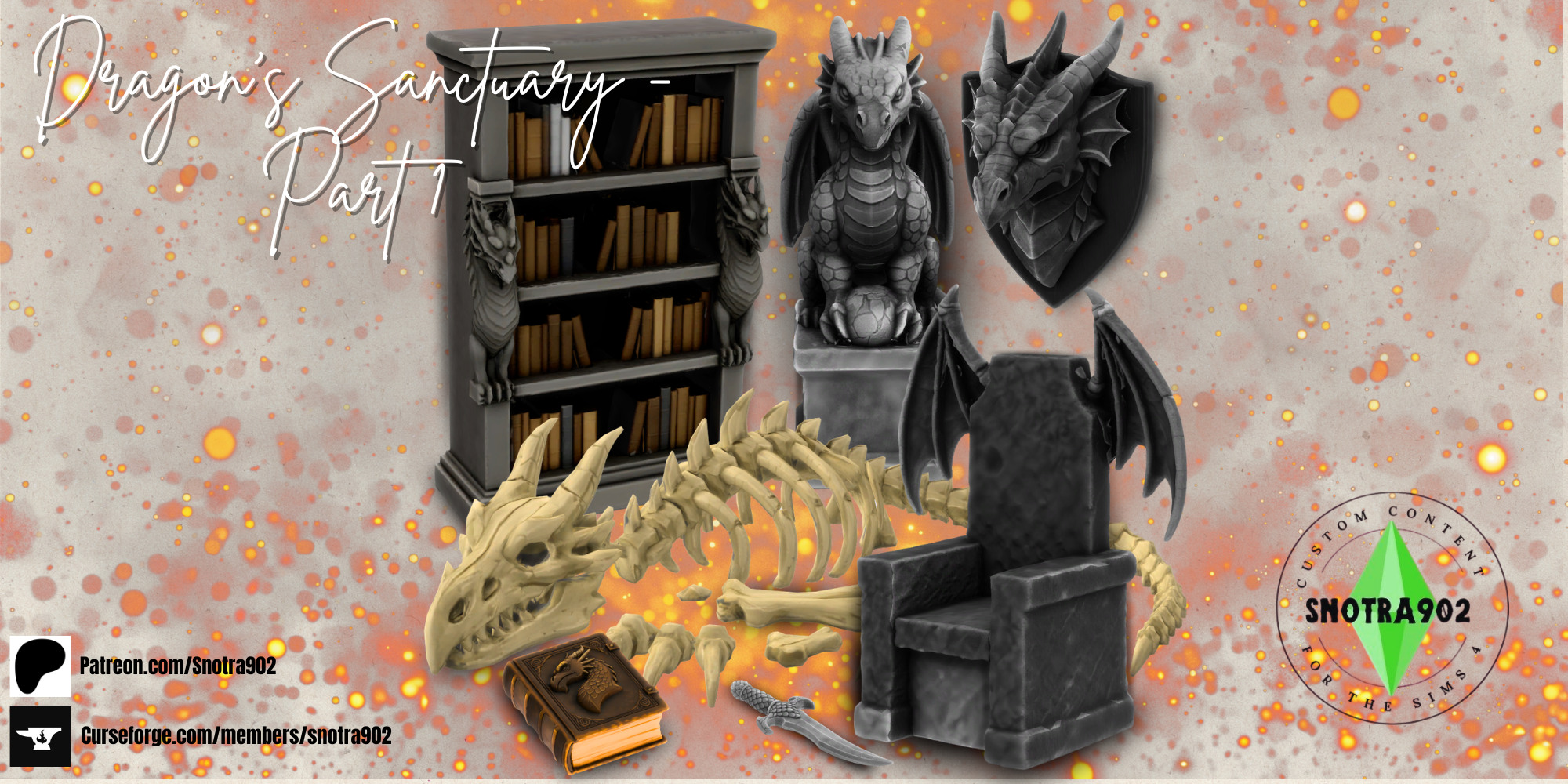 Dragon's Sanctuary 1 mod for The Sims 4 