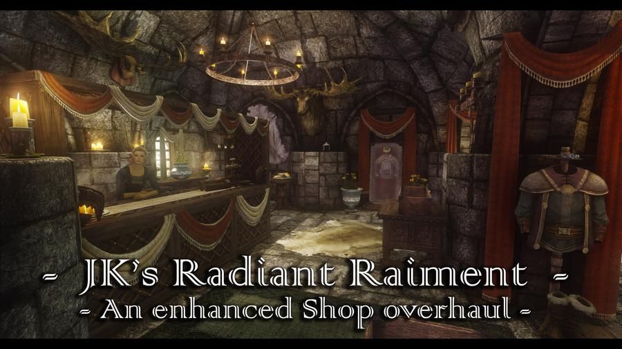 JK's Radiant Raiment mod for The Elder Scrolls V: Skyrim Special Edition