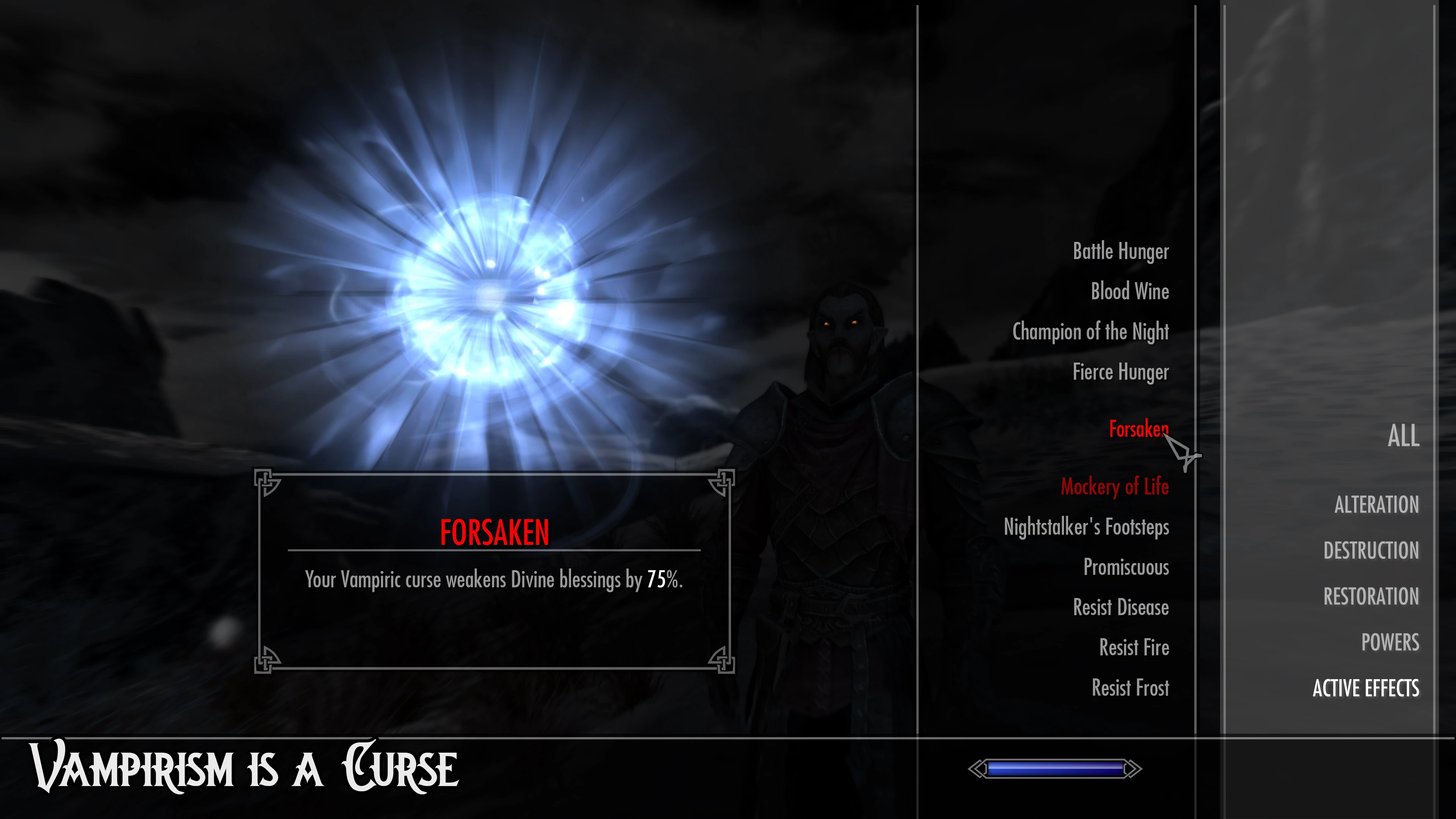 Sacrilege - Minimalistic Vampires of Skyrim mod for The Elder Scrolls V: Skyrim Special Edition