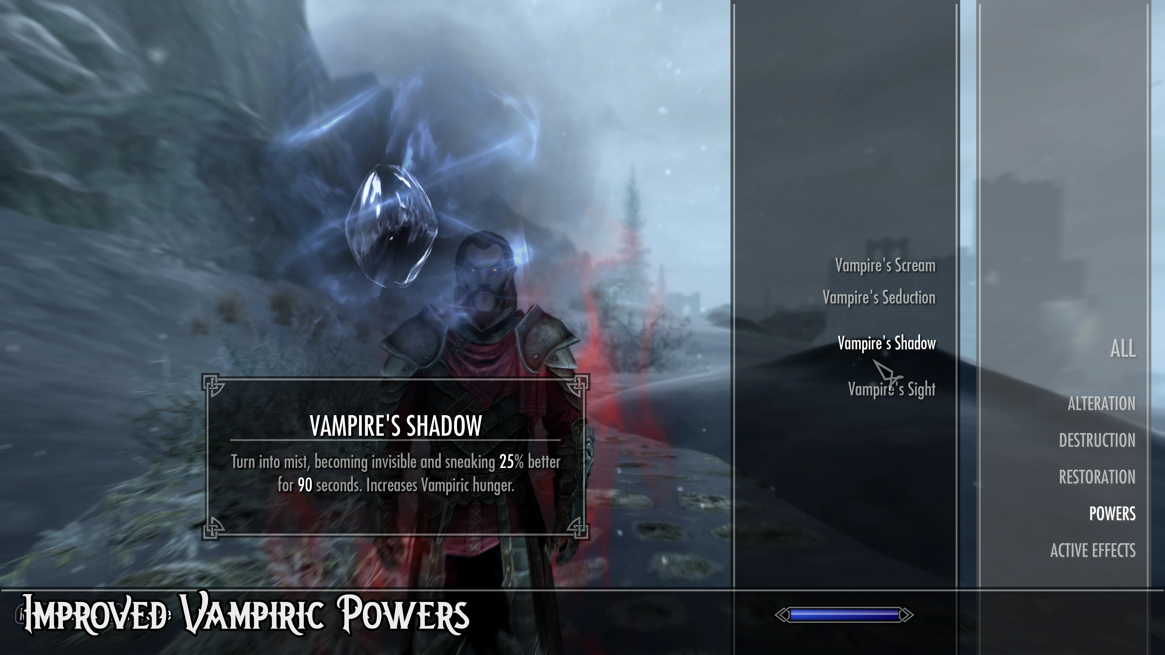 Sacrilege - Minimalistic Vampires of Skyrim mod for The Elder Scrolls V: Skyrim Special Edition