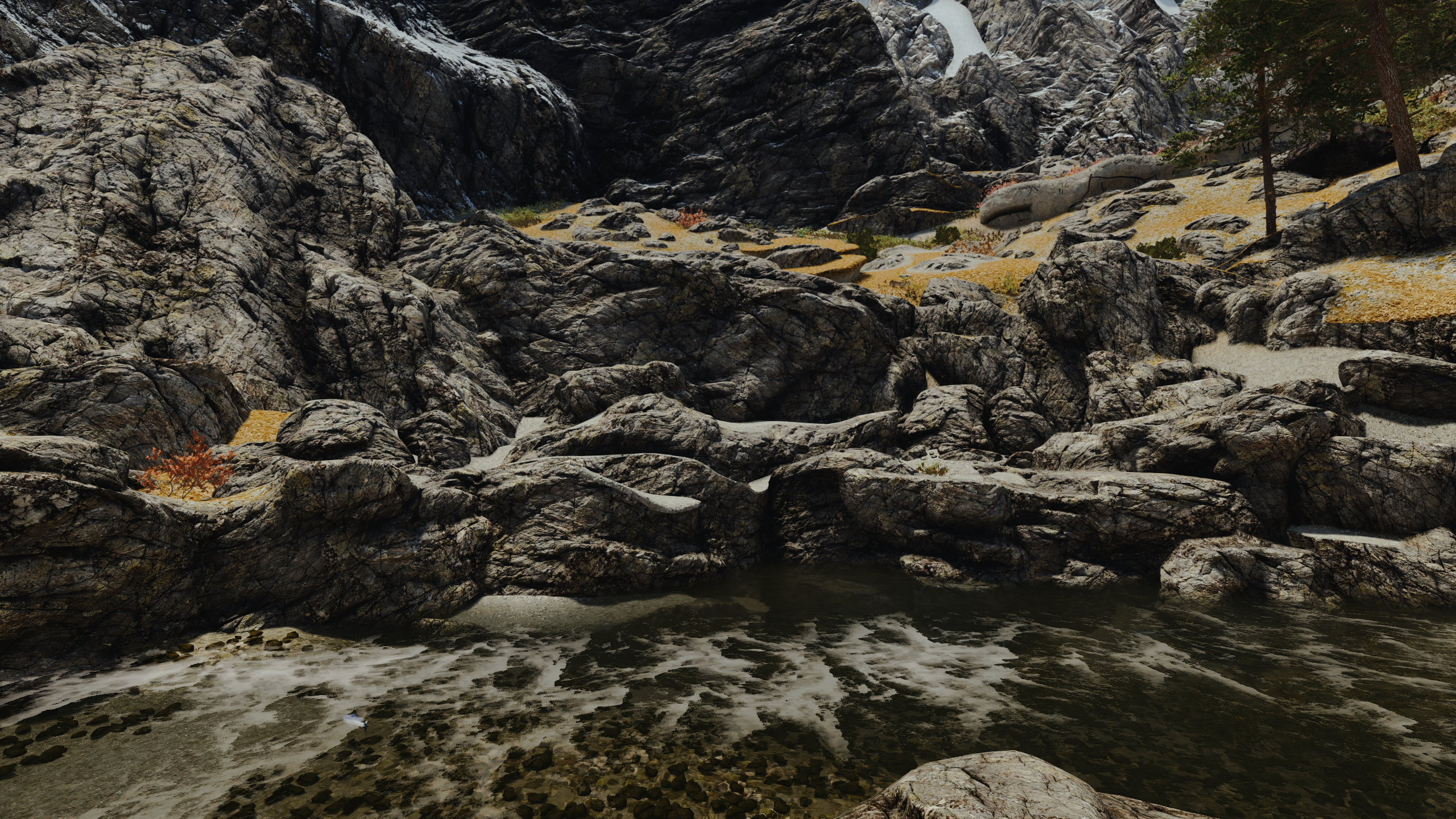 Medieval Mountains - Complex Material - PBR mod for The Elder Scrolls V: Skyrim Special Edition