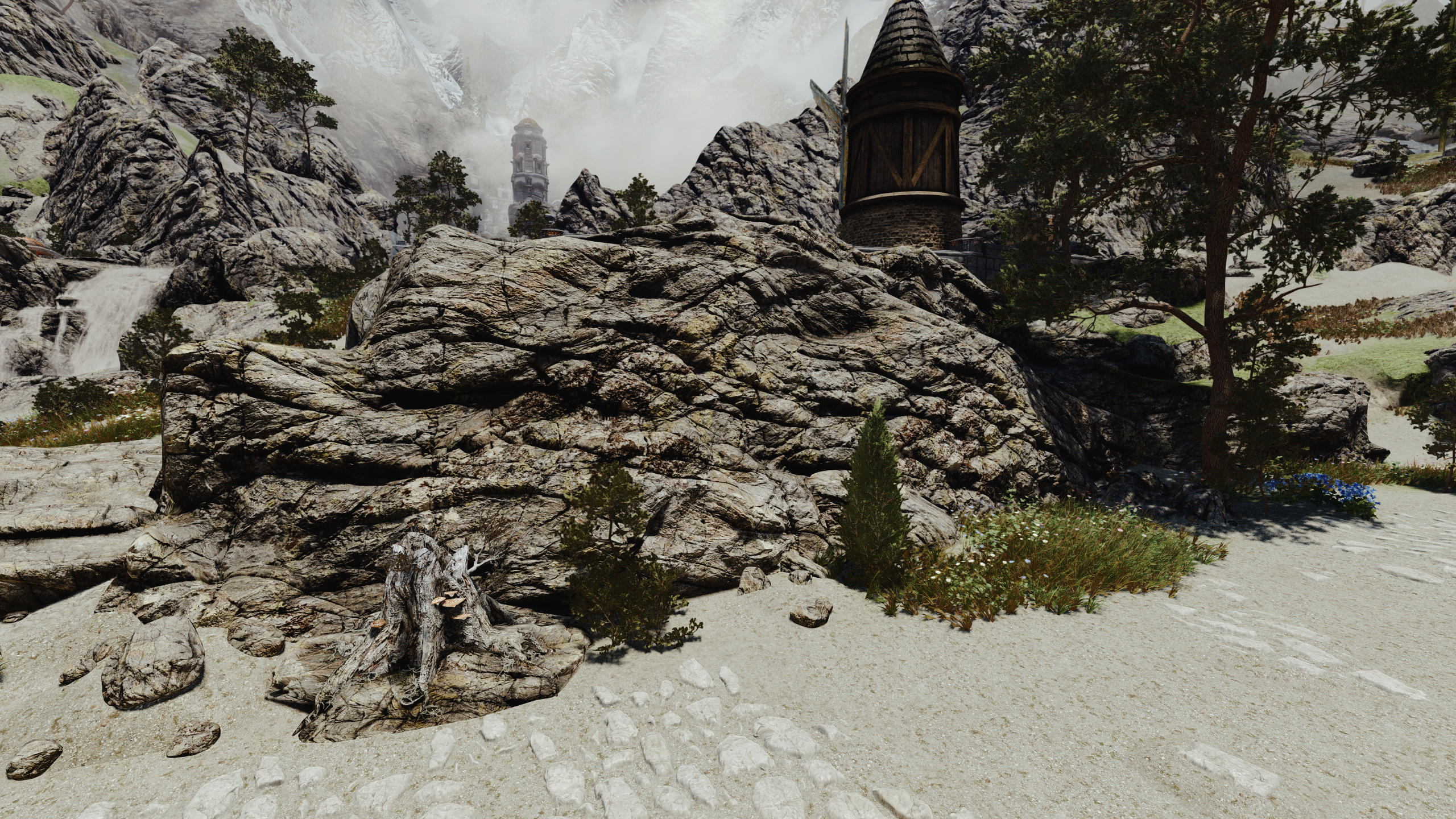 Medieval Mountains - Complex Material - PBR mod for The Elder Scrolls V: Skyrim Special Edition