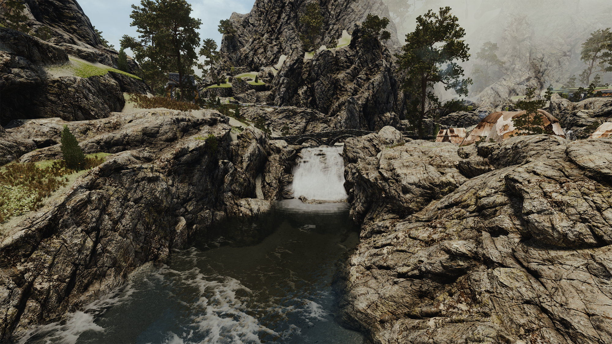 Medieval Mountains - Complex Material - PBR mod for The Elder Scrolls V: Skyrim Special Edition