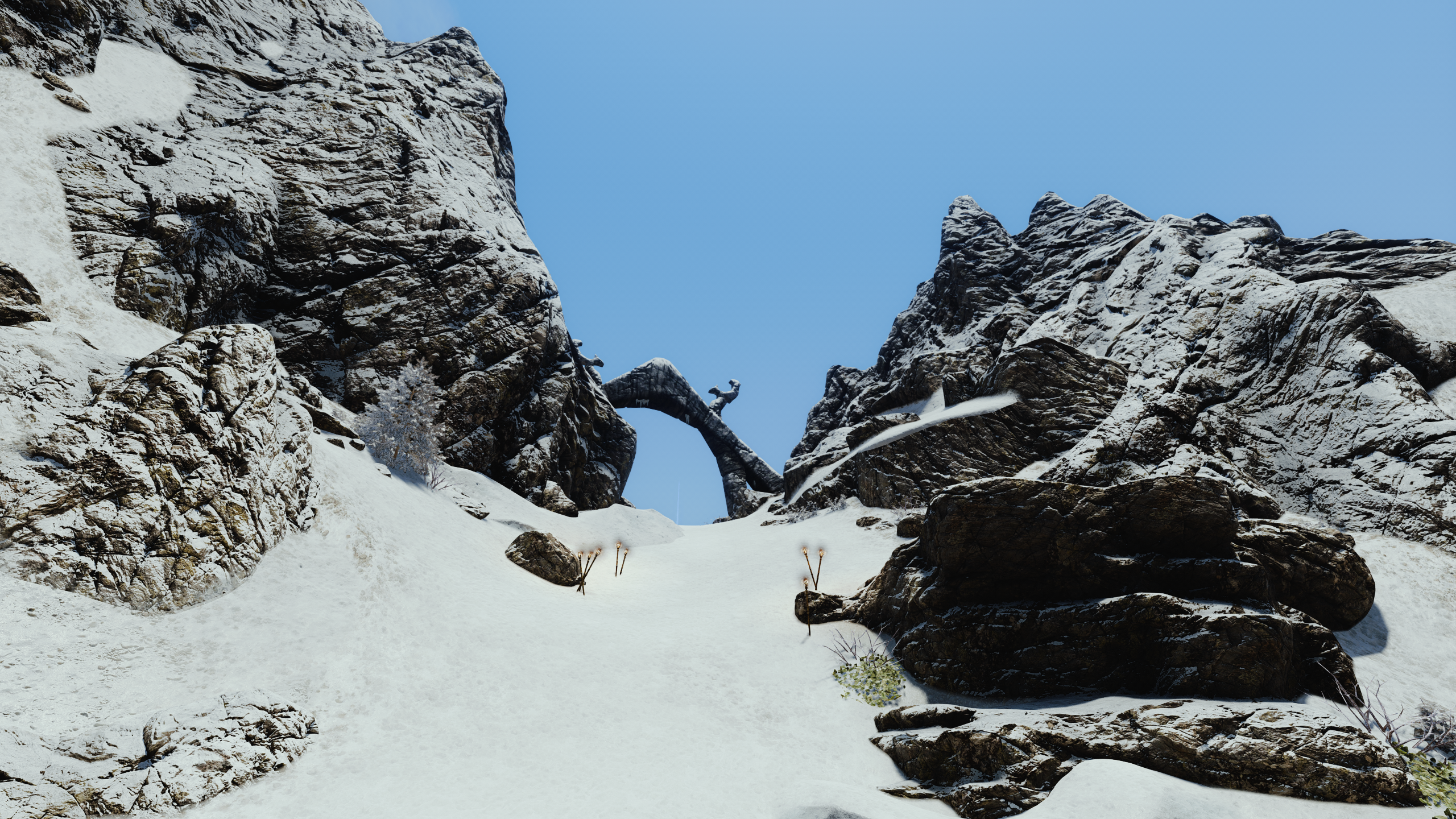 Medieval Mountains - Complex Material - PBR mod for The Elder Scrolls V: Skyrim Special Edition