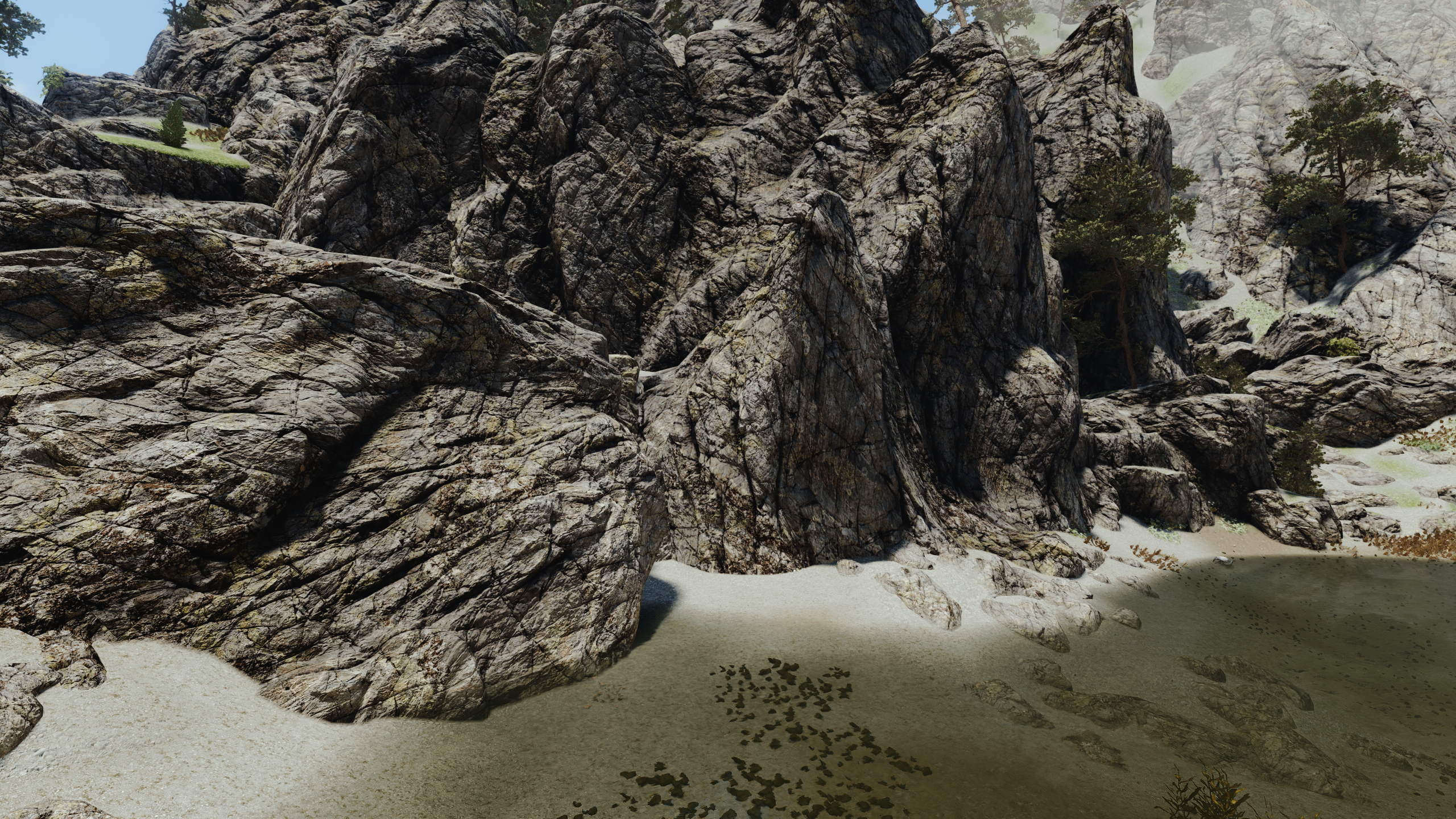 Medieval Mountains - Complex Material - PBR mod for The Elder Scrolls V: Skyrim Special Edition