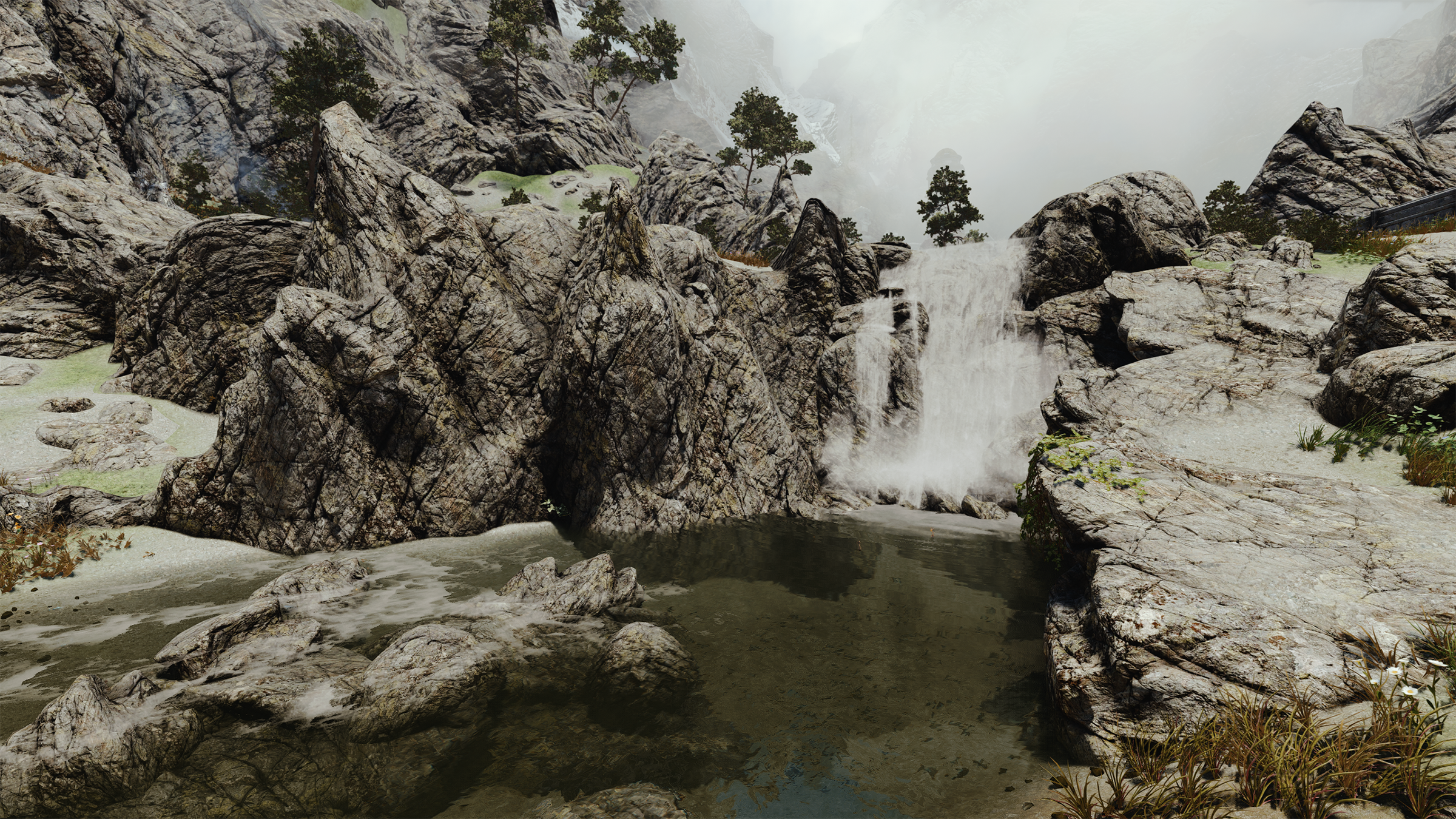 Medieval Mountains - Complex Material - PBR mod for The Elder Scrolls V: Skyrim Special Edition