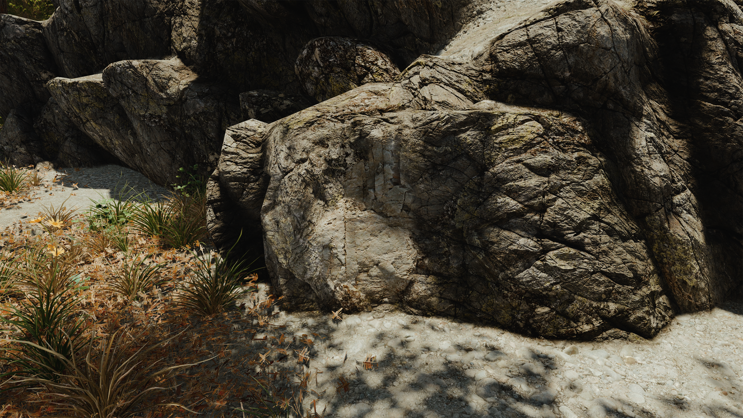 Medieval Mountains - Complex Material - PBR mod for The Elder Scrolls V: Skyrim Special Edition