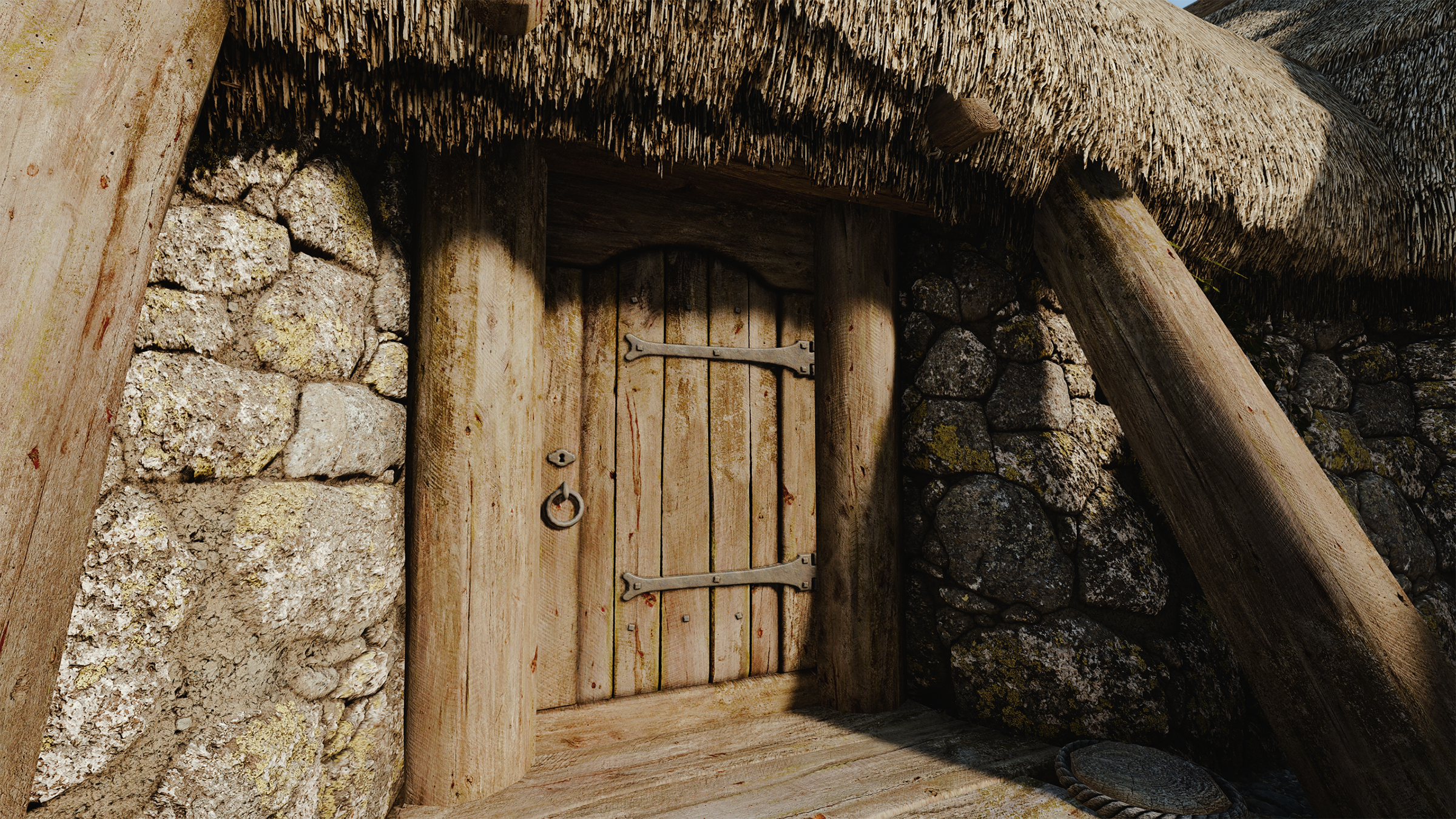 Medieval Farmhouses II mod for The Elder Scrolls V: Skyrim Special Edition