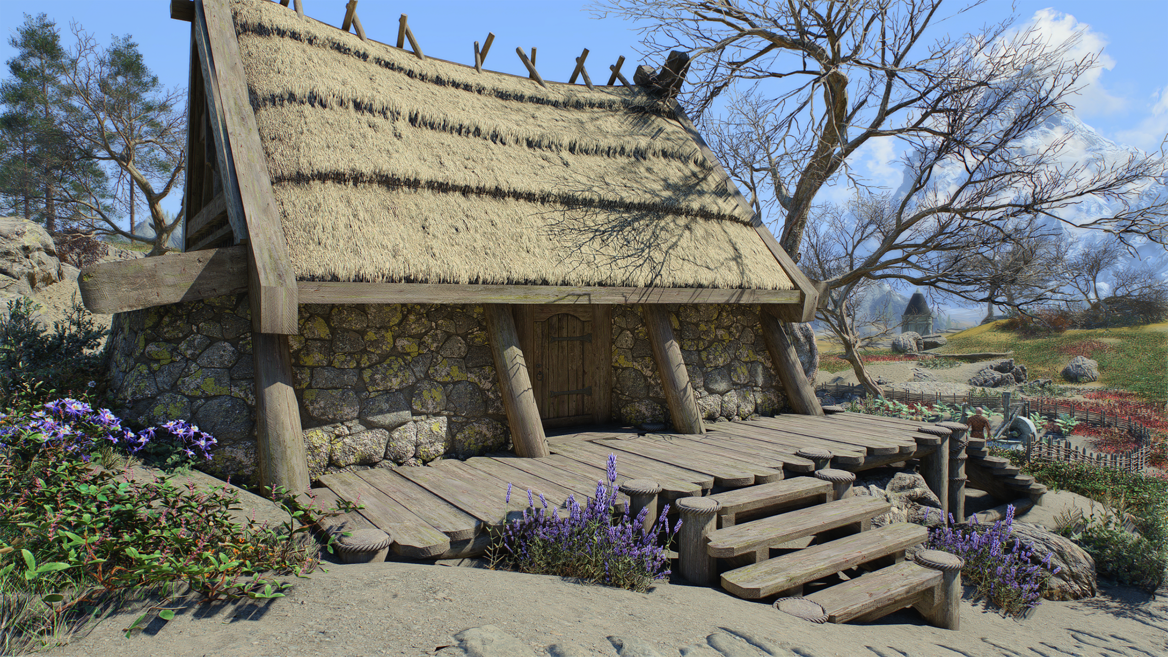 Medieval Farmhouses II mod for The Elder Scrolls V: Skyrim Special Edition