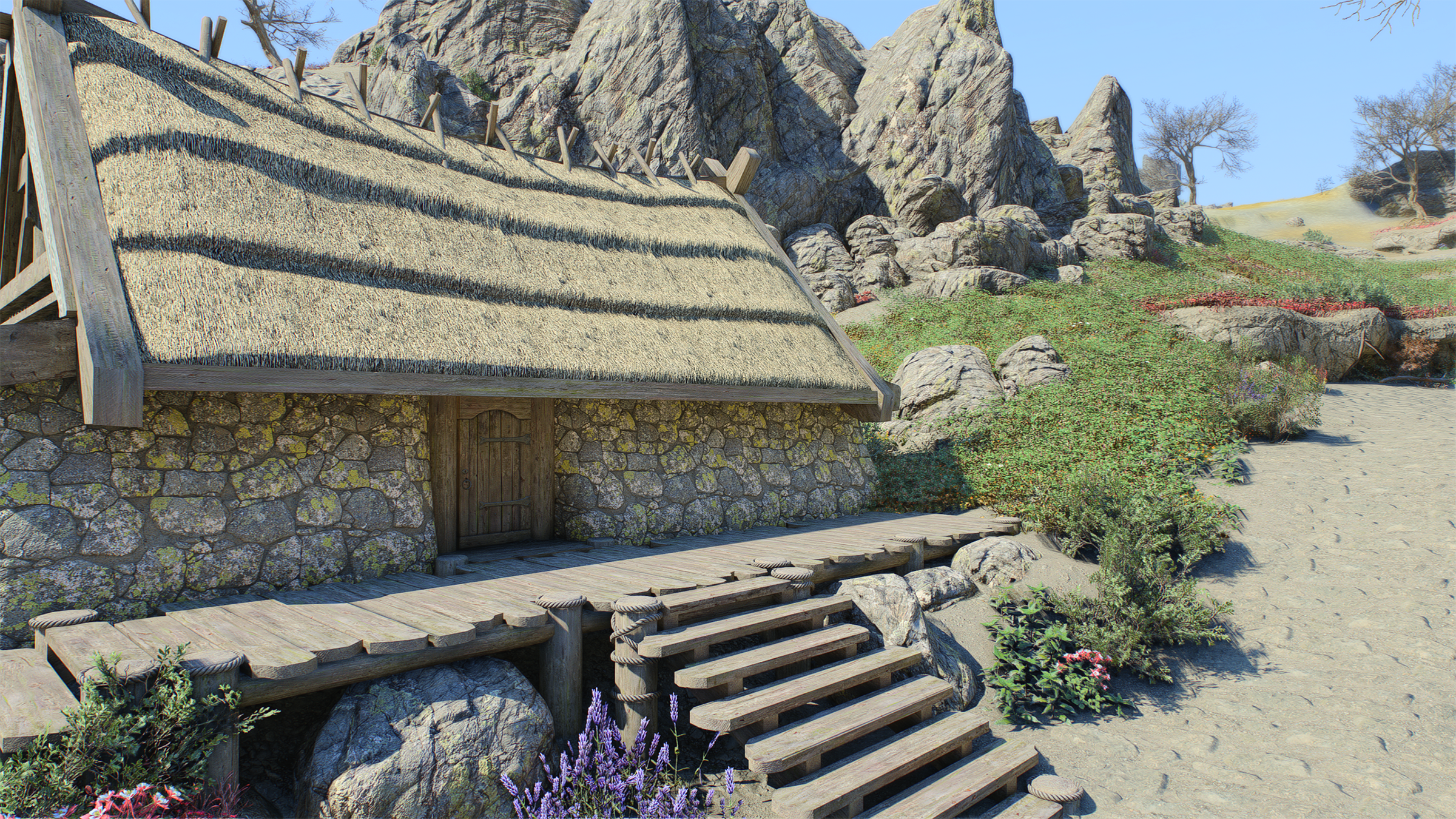 Medieval Farmhouses II mod for The Elder Scrolls V: Skyrim Special Edition