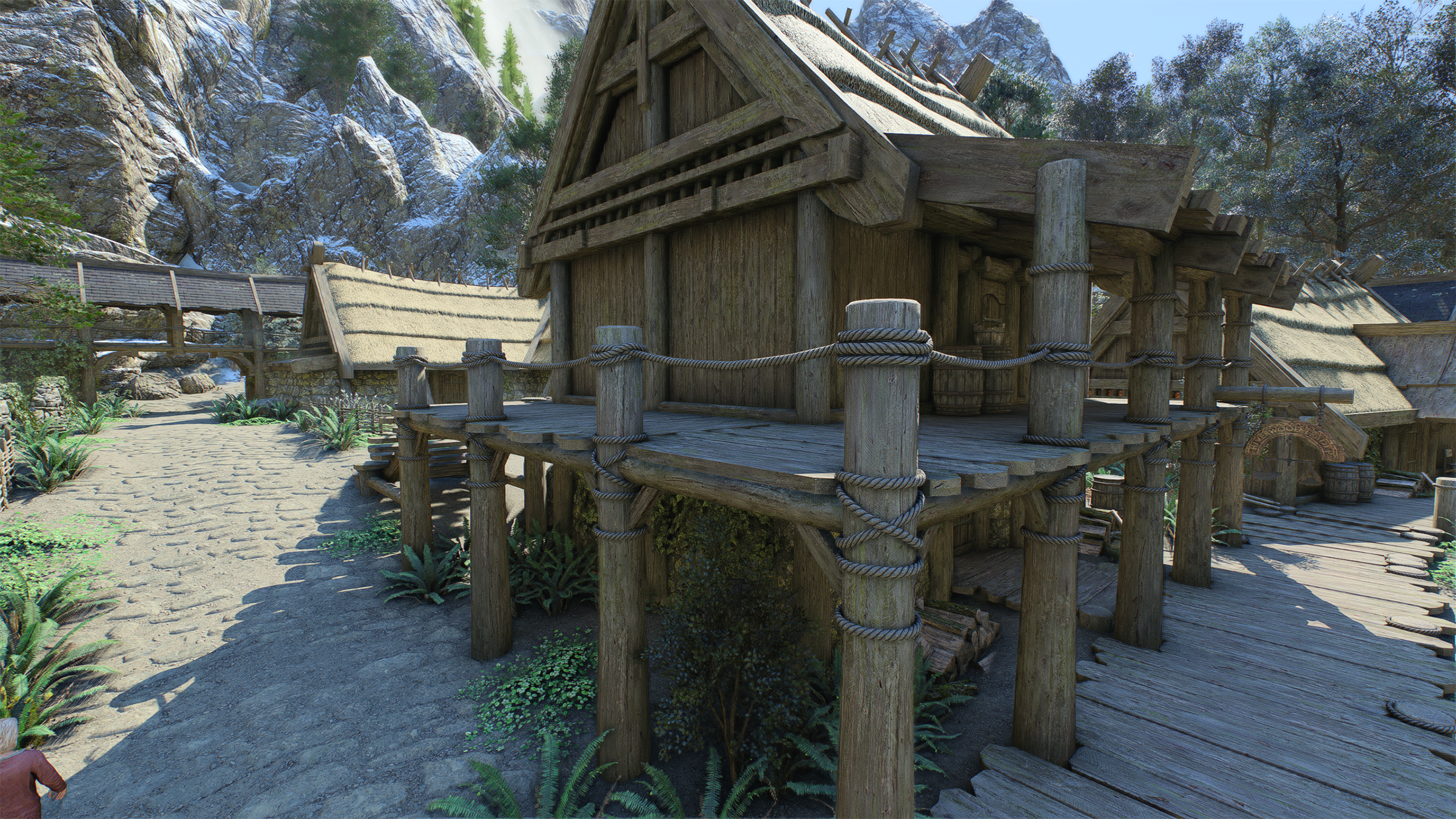 Medieval Farmhouses II mod for The Elder Scrolls V: Skyrim Special Edition