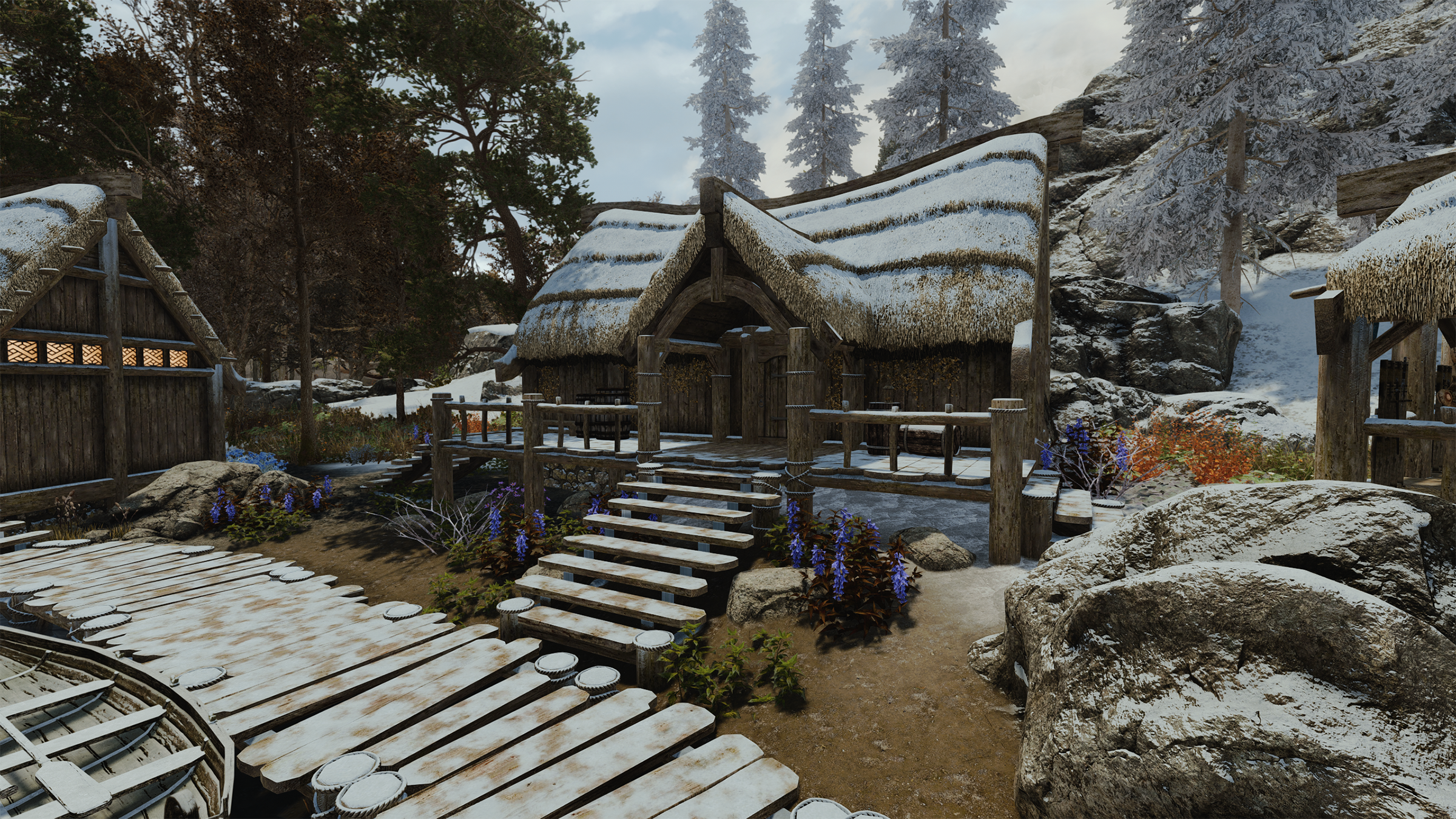 Medieval Farmhouses II mod for The Elder Scrolls V: Skyrim Special Edition