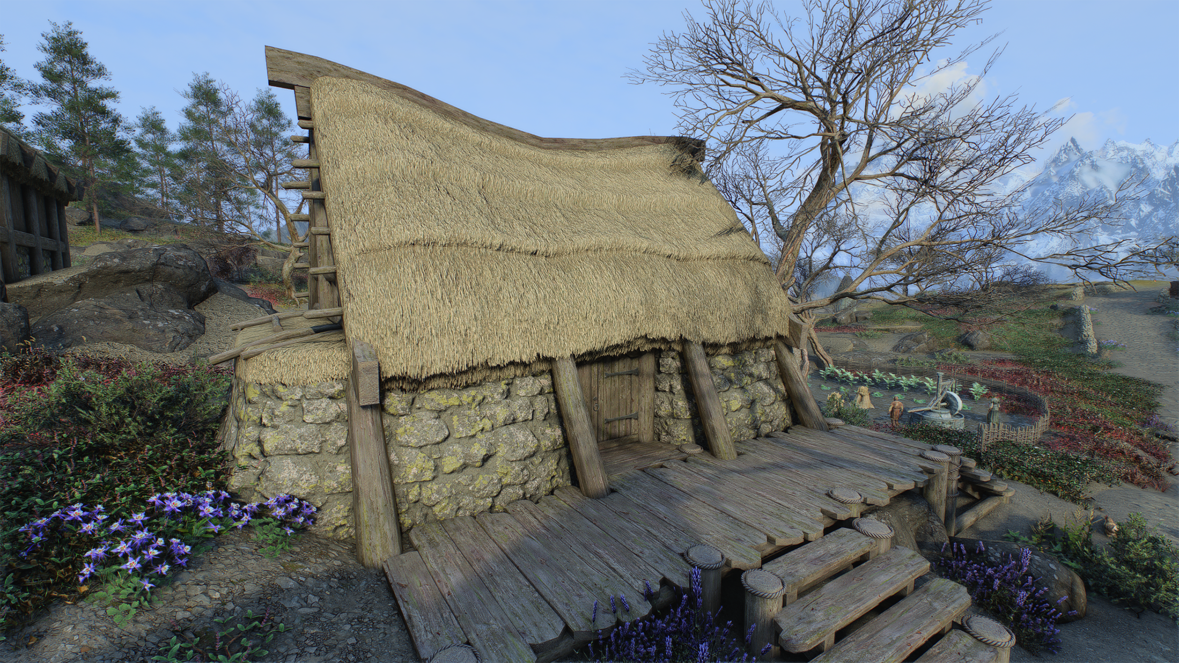 Medieval Farmhouses II mod for The Elder Scrolls V: Skyrim Special Edition