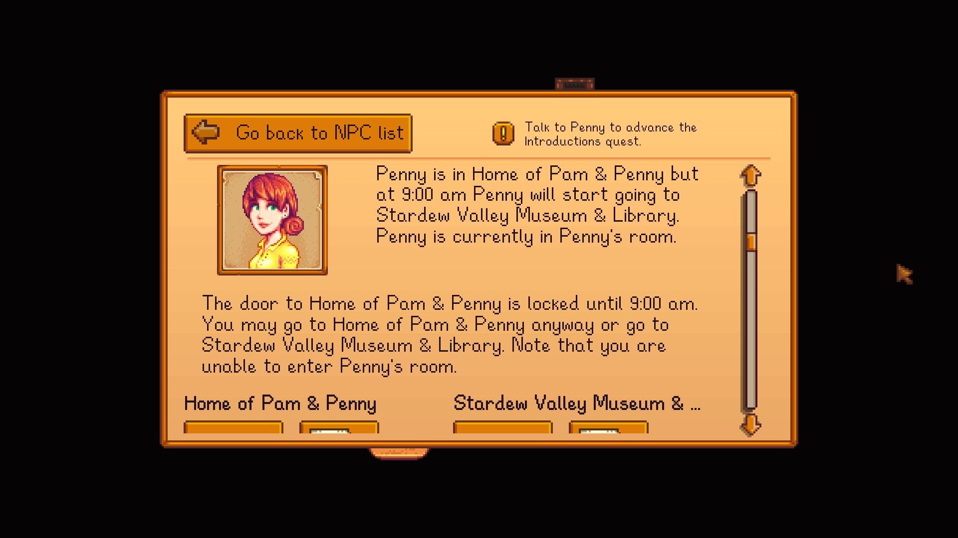 World Navigator mod for Stardew Valley