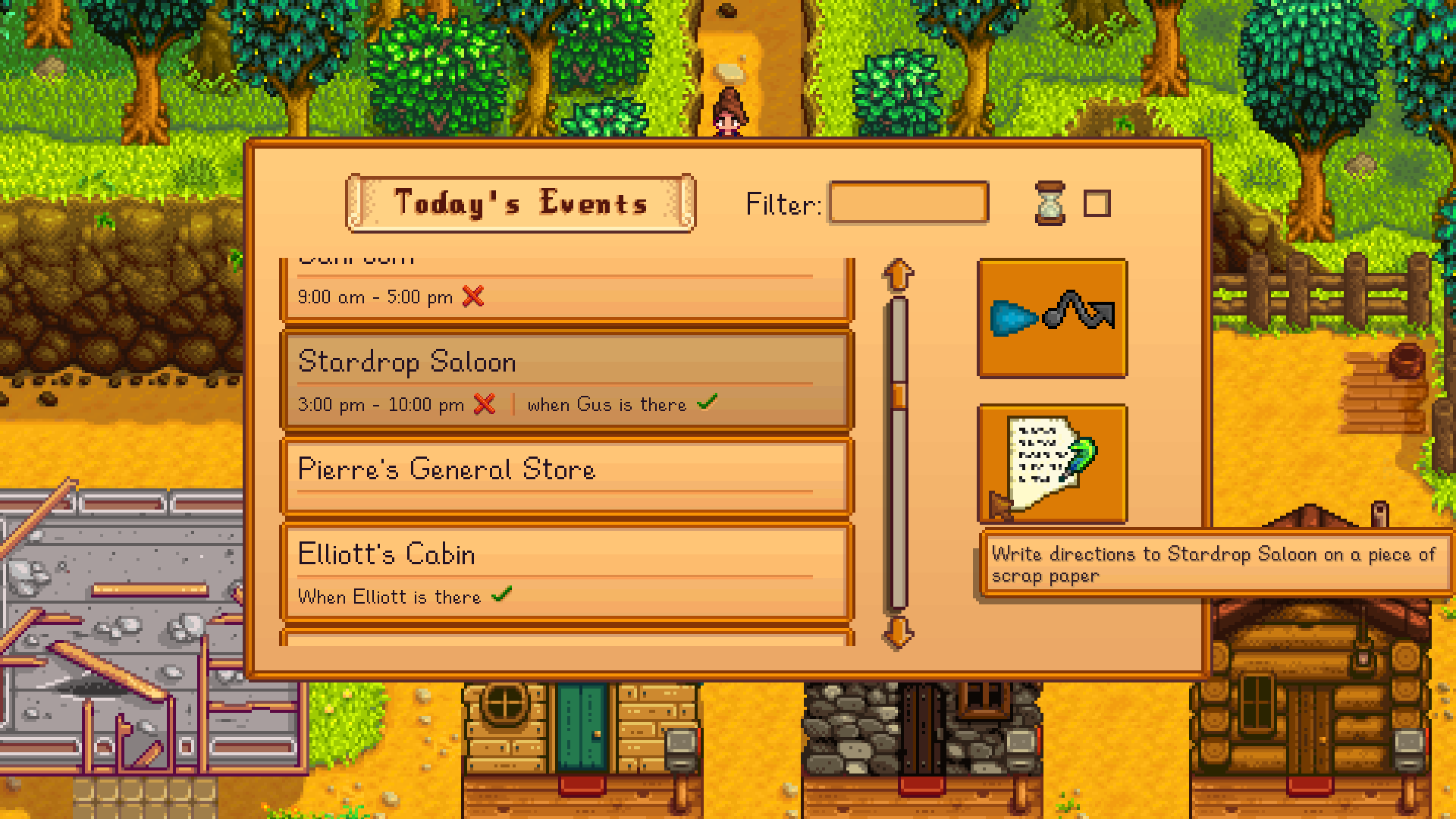 World Navigator mod for Stardew Valley