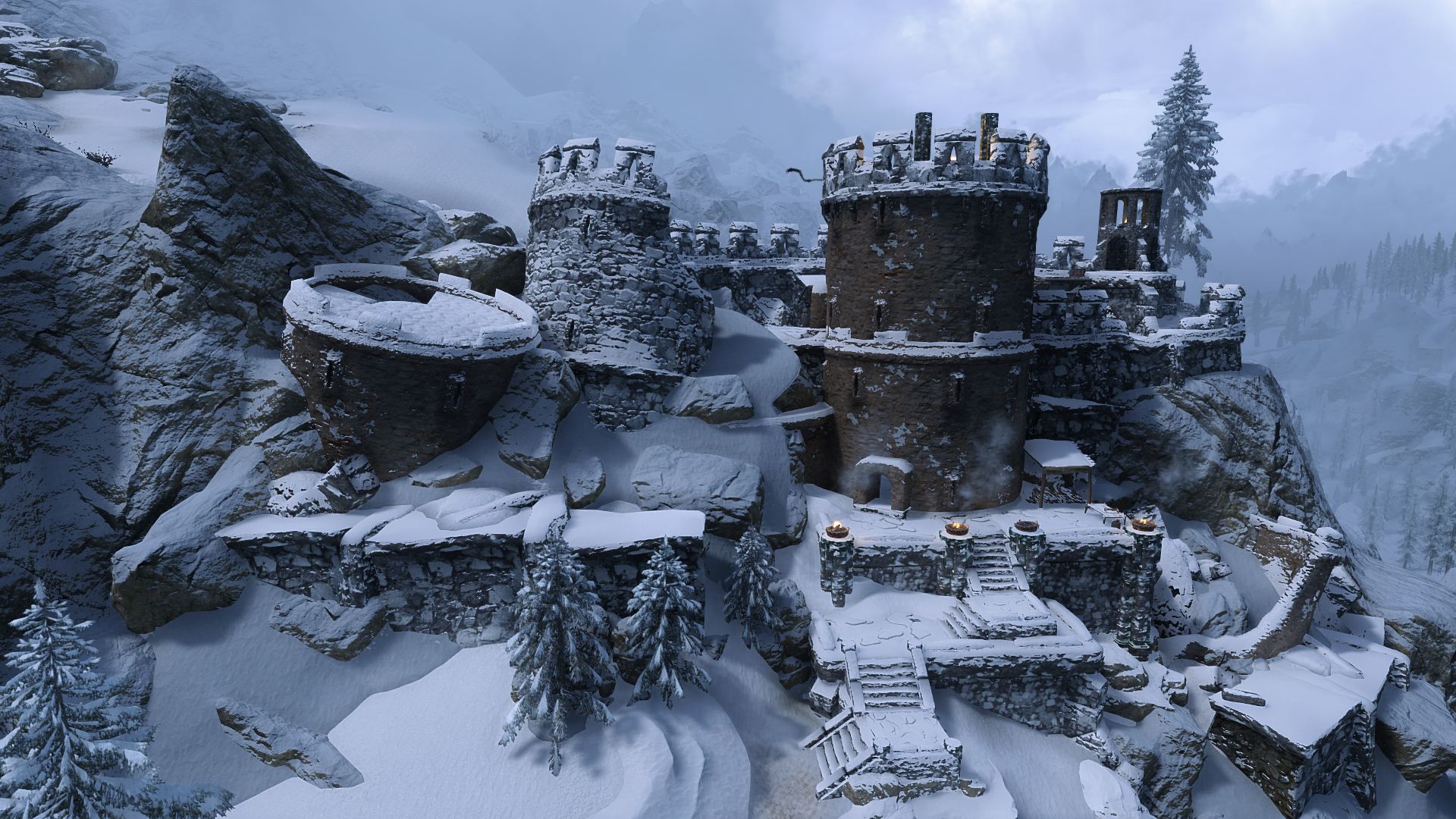 Imperial Towers Overhaul Patch Collection mod for The Elder Scrolls V: Skyrim Special Edition
