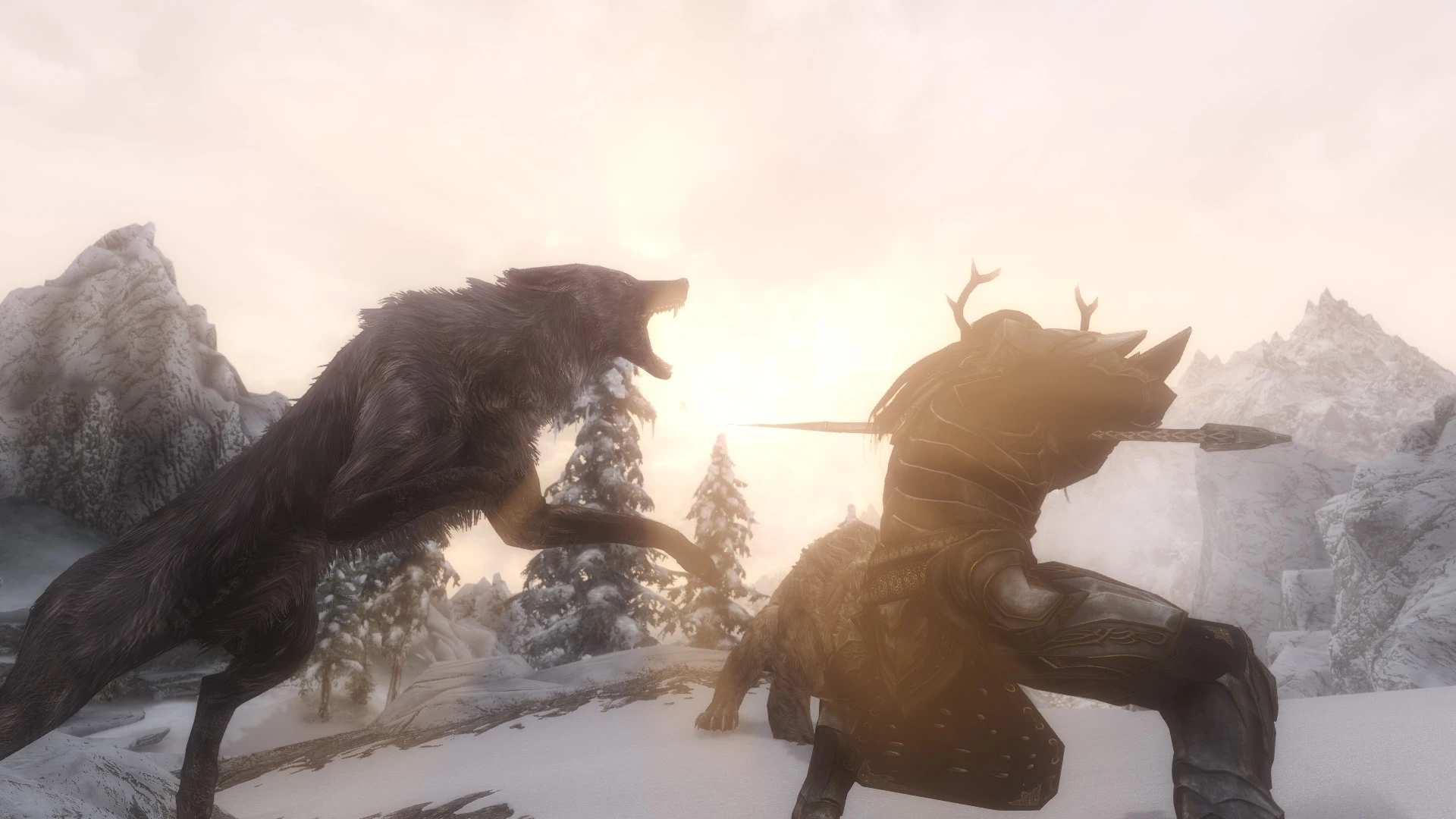 Smilodon - Combat of Skyrim mod for The Elder Scrolls V: Skyrim Special Edition
