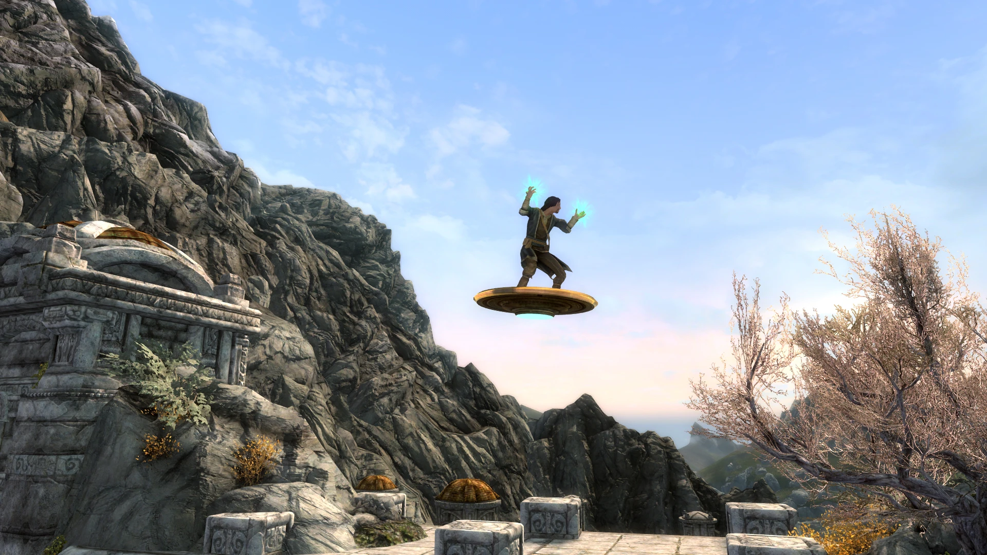 The Miracle of Flight mod for The Elder Scrolls V: Skyrim Special Edition