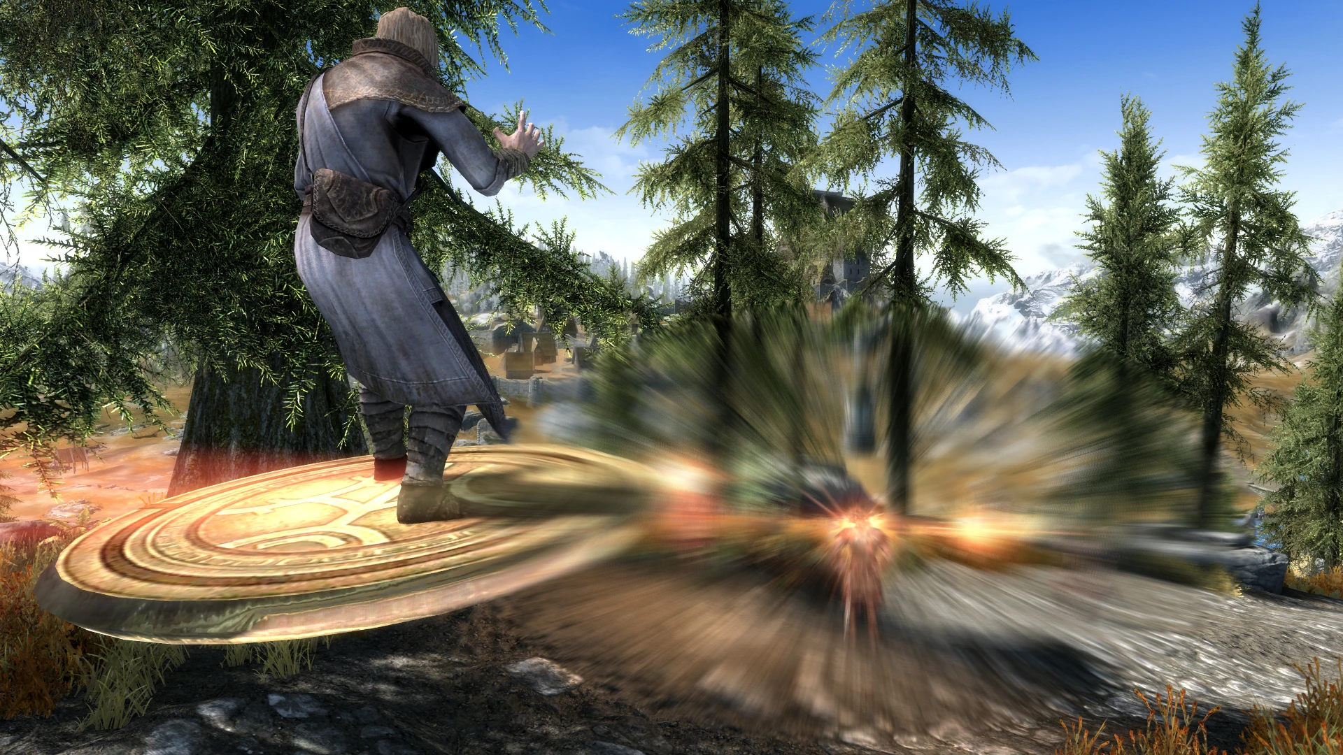 The Miracle of Flight mod for The Elder Scrolls V: Skyrim Special Edition