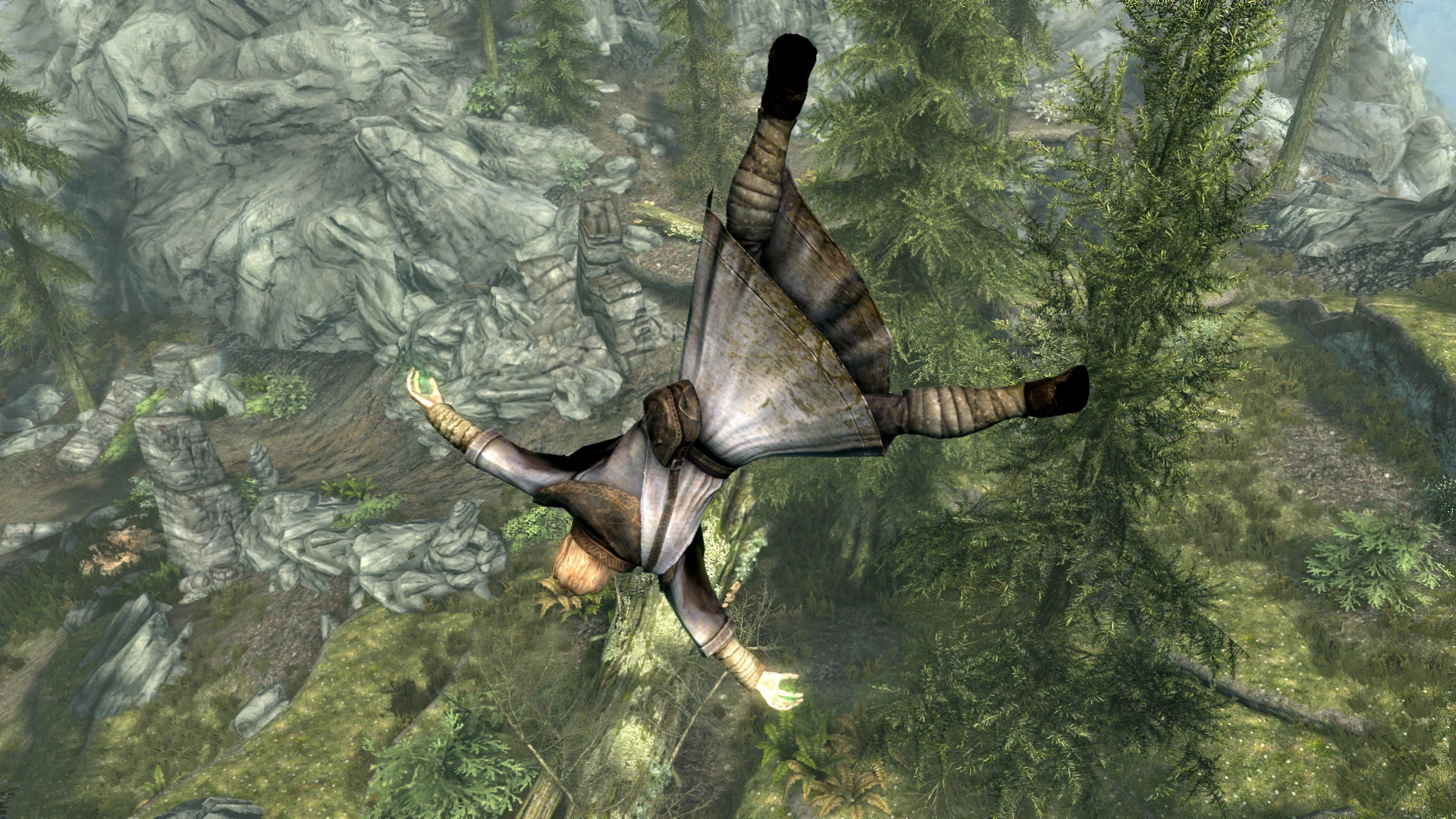 The Miracle of Flight mod for The Elder Scrolls V: Skyrim Special Edition