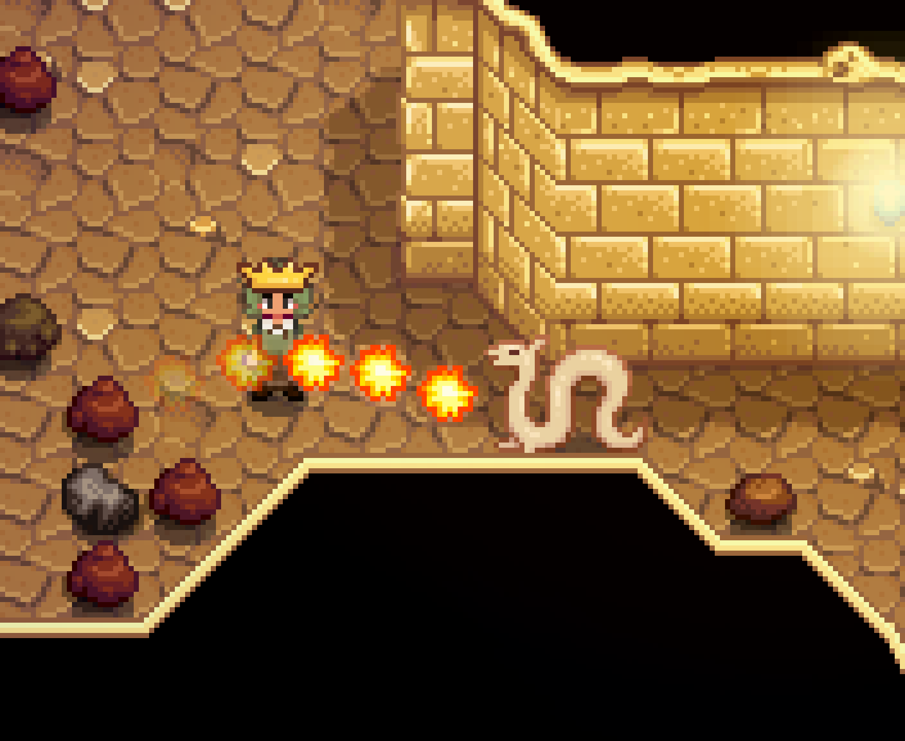 Prince Lindworm (Monster and Farm Animal) mod for Stardew Valley