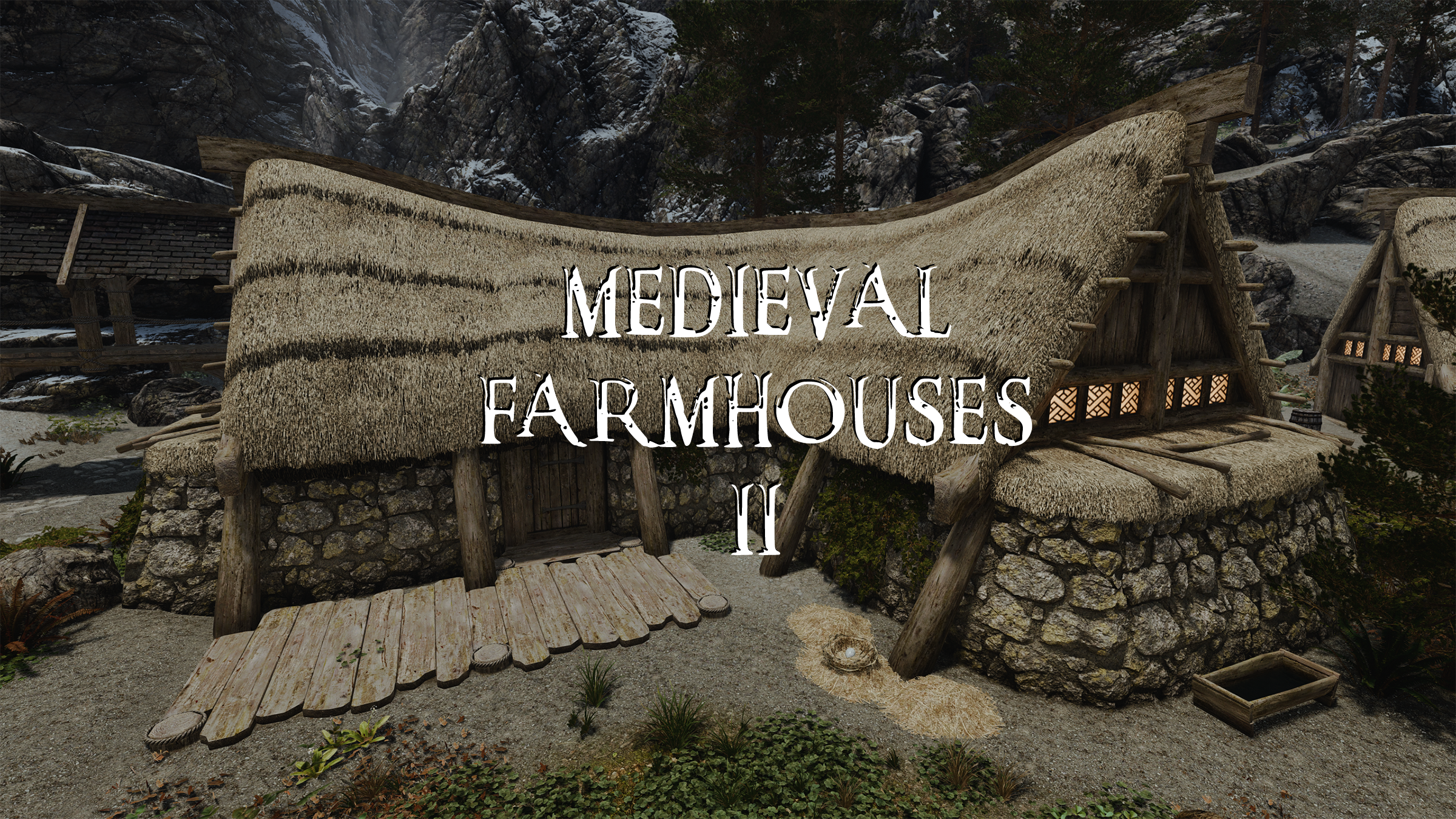Medieval Farmhouses II mod for The Elder Scrolls V: Skyrim Special Edition
