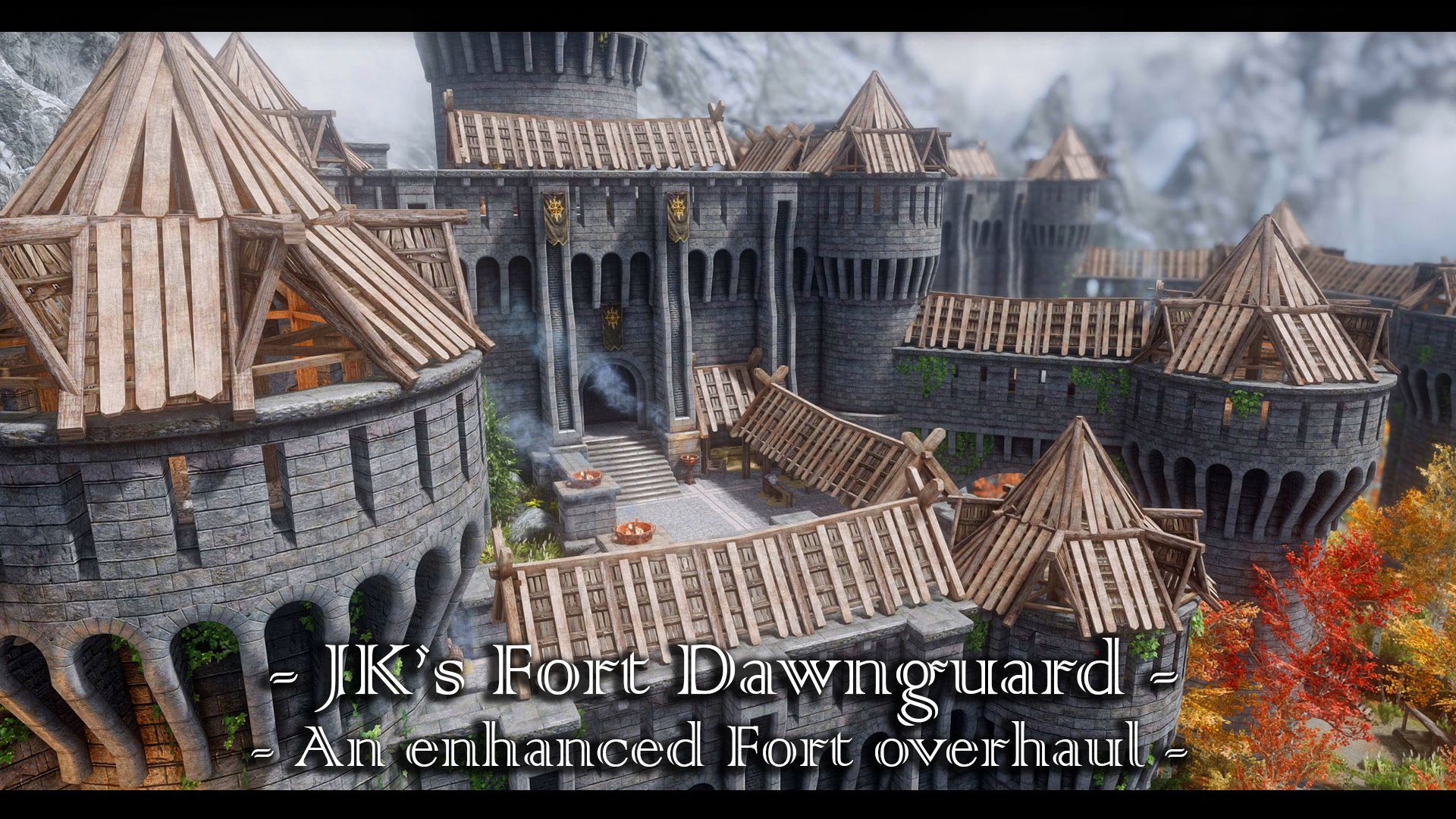 JK's Fort Dawnguard mod for The Elder Scrolls V: Skyrim Special Edition