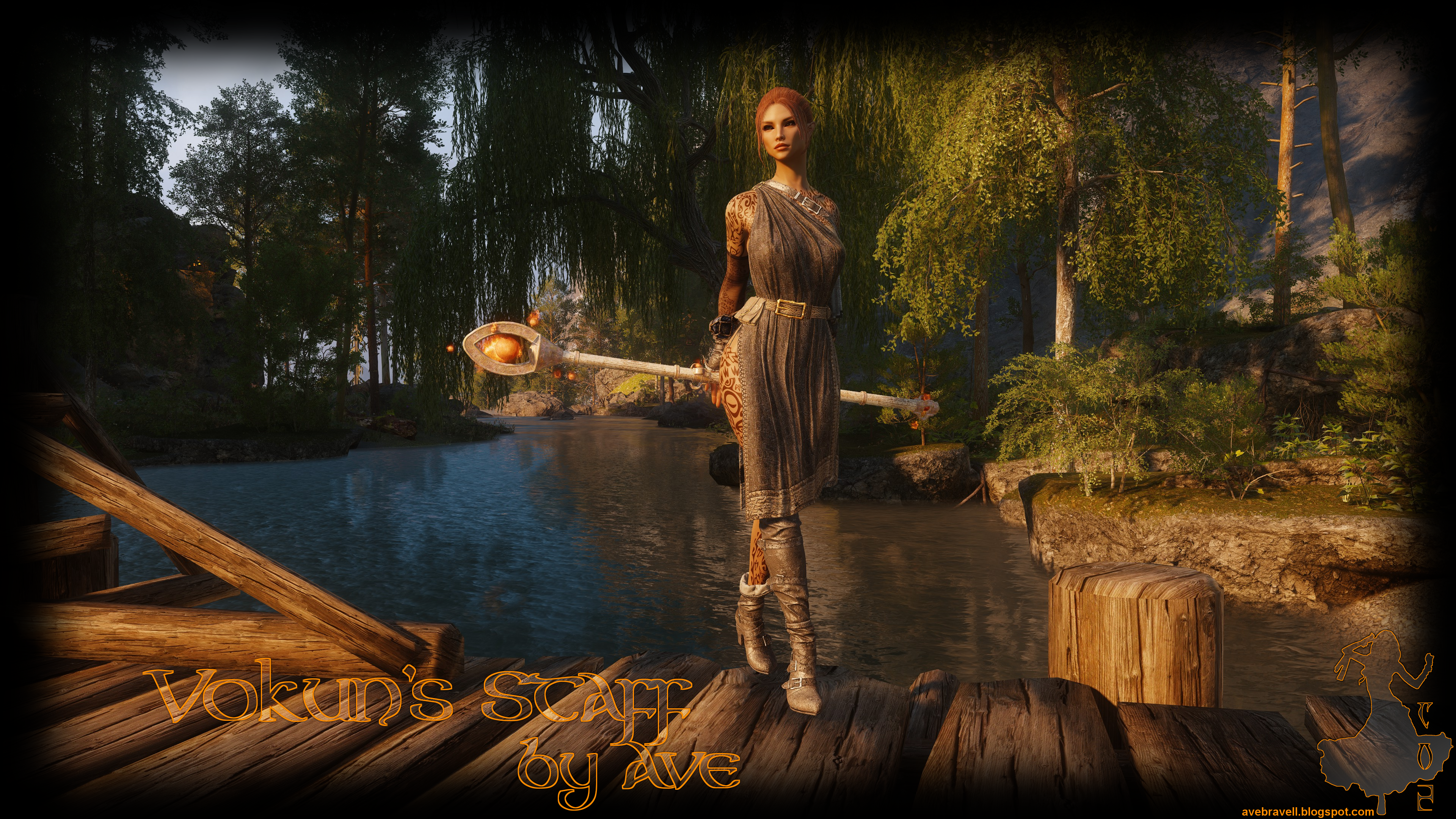 Vokun's Staff by Ave mod for Skyrim