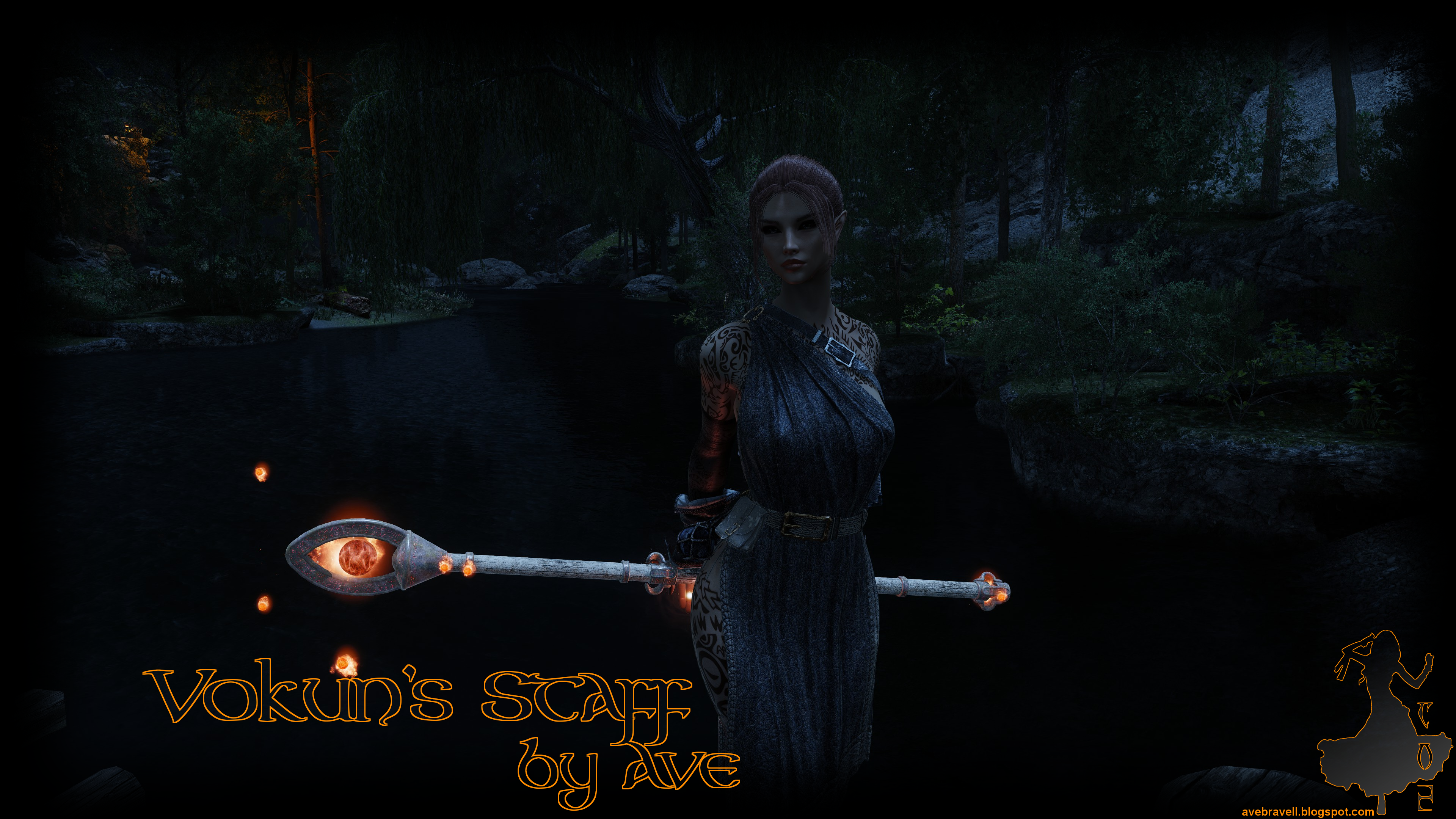 Vokun's Staff by Ave mod for Skyrim