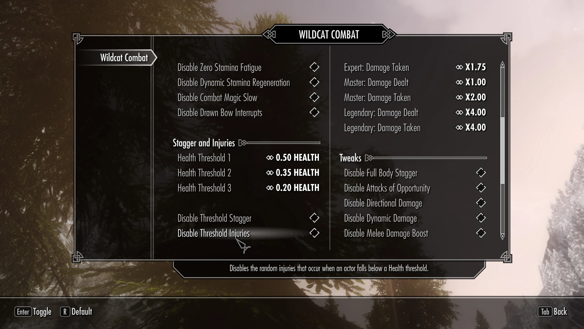Wildcat - Combat of Skyrim mod for The Elder Scrolls V: Skyrim Special Edition