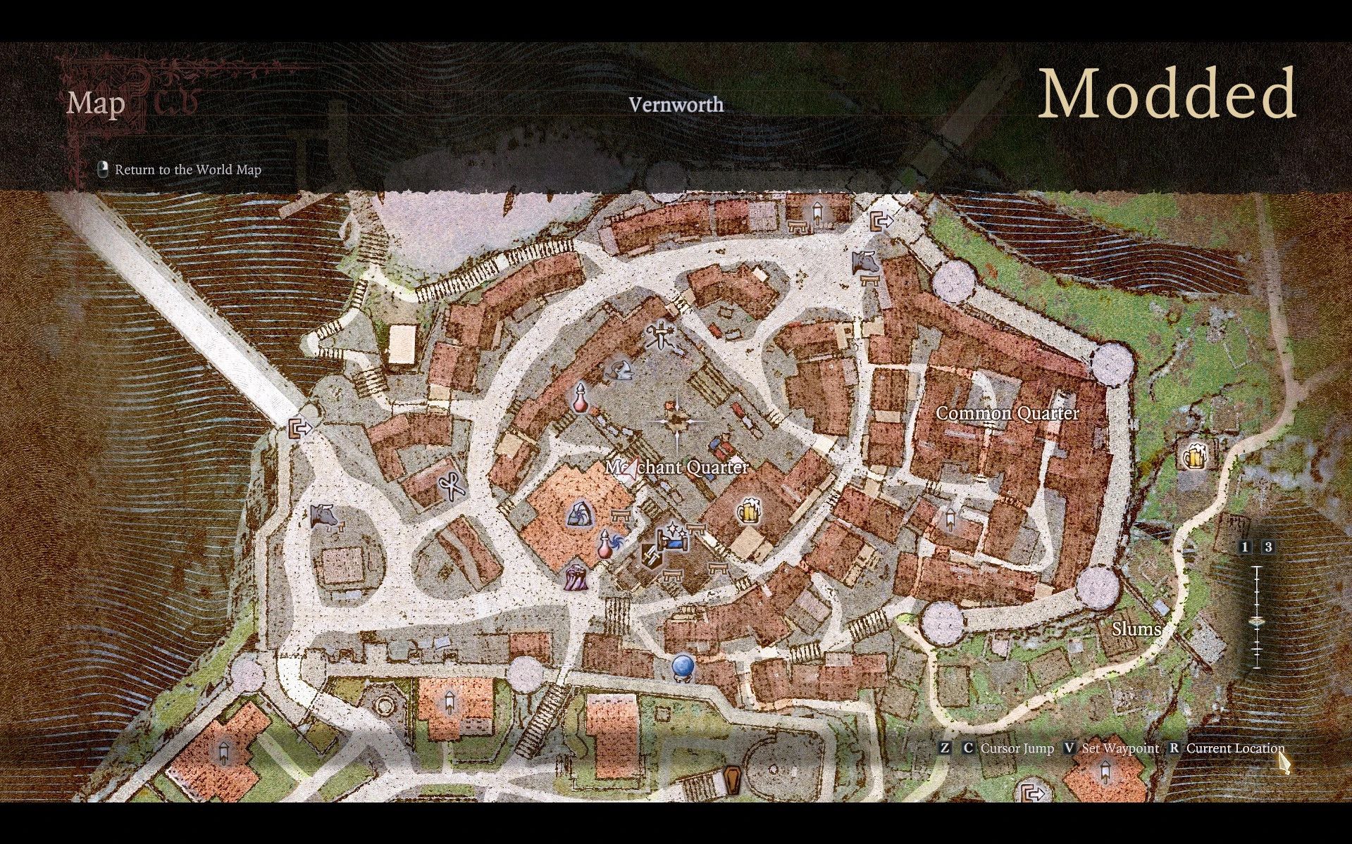 Better UI - Colorful Map Icons mod for Dragon's Dogma 2