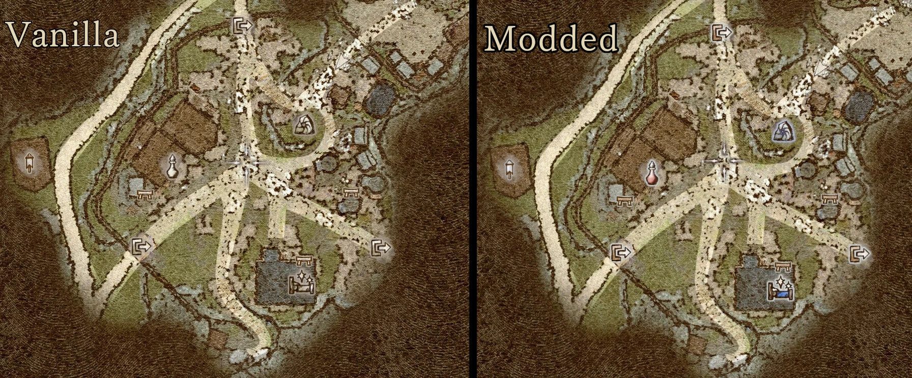 Better UI - Colorful Map Icons mod for Dragon's Dogma 2