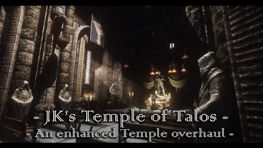 JK's Temple of Talos mod for The Elder Scrolls V: Skyrim Special Edition