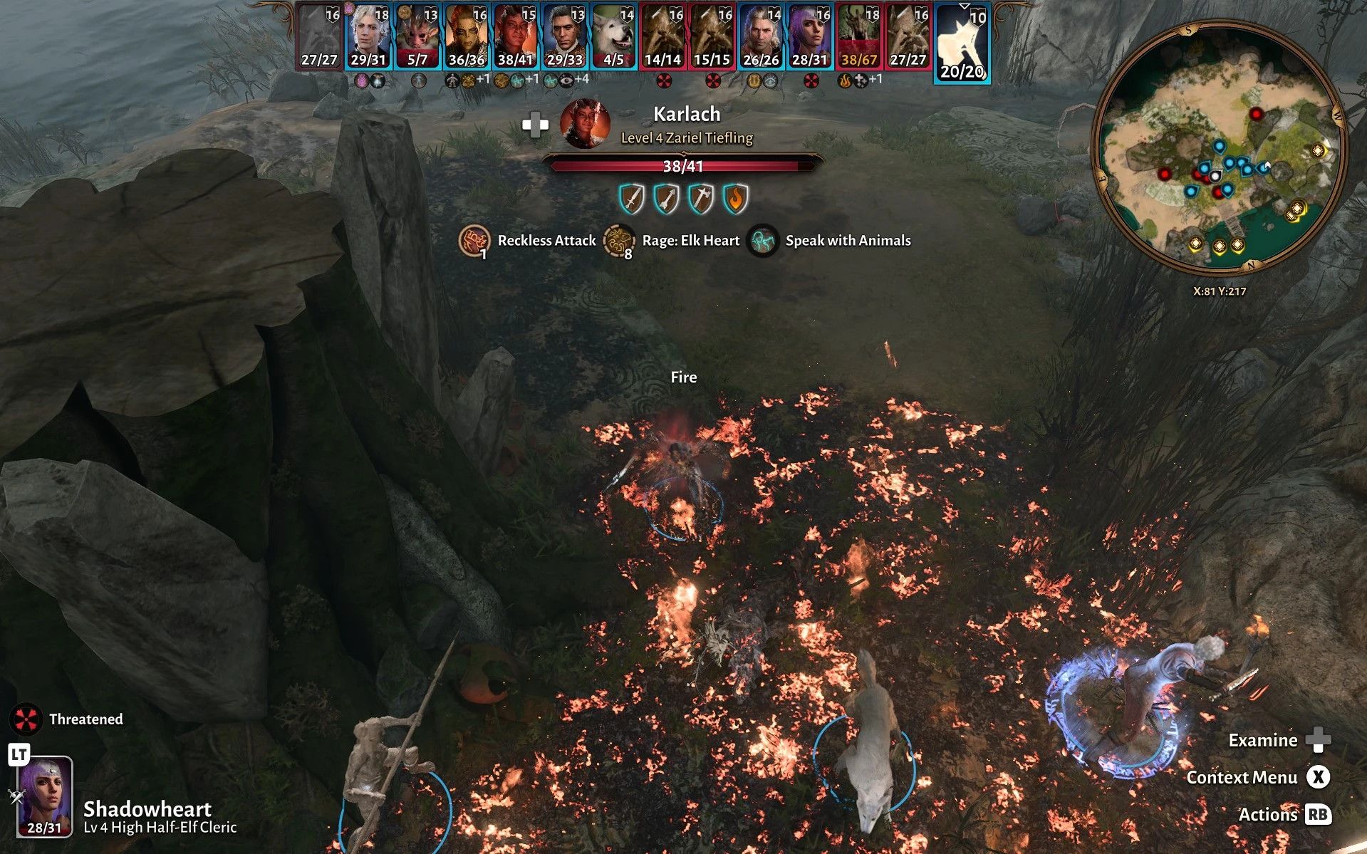 Better Target Info mod for Baldur's Gate 3