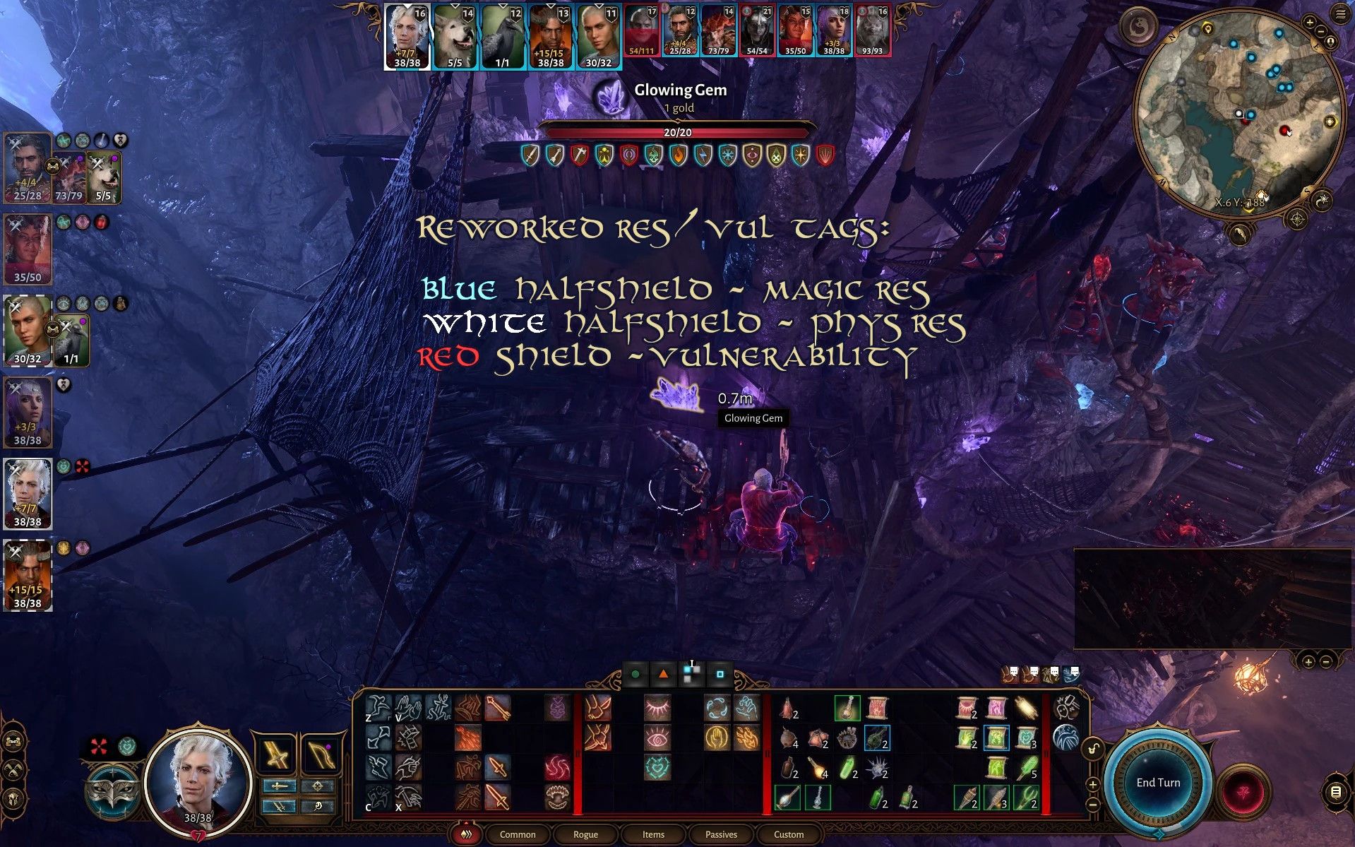 Better Target Info mod for Baldur's Gate 3