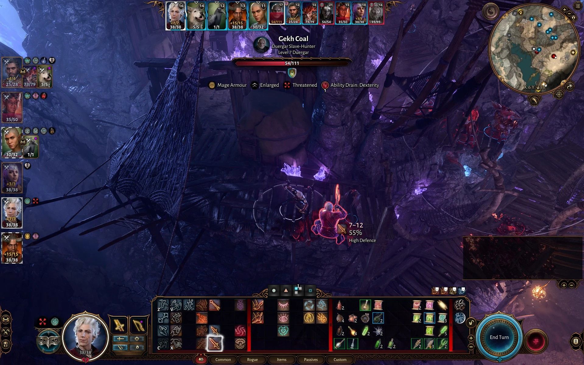 Better Target Info mod for Baldur's Gate 3