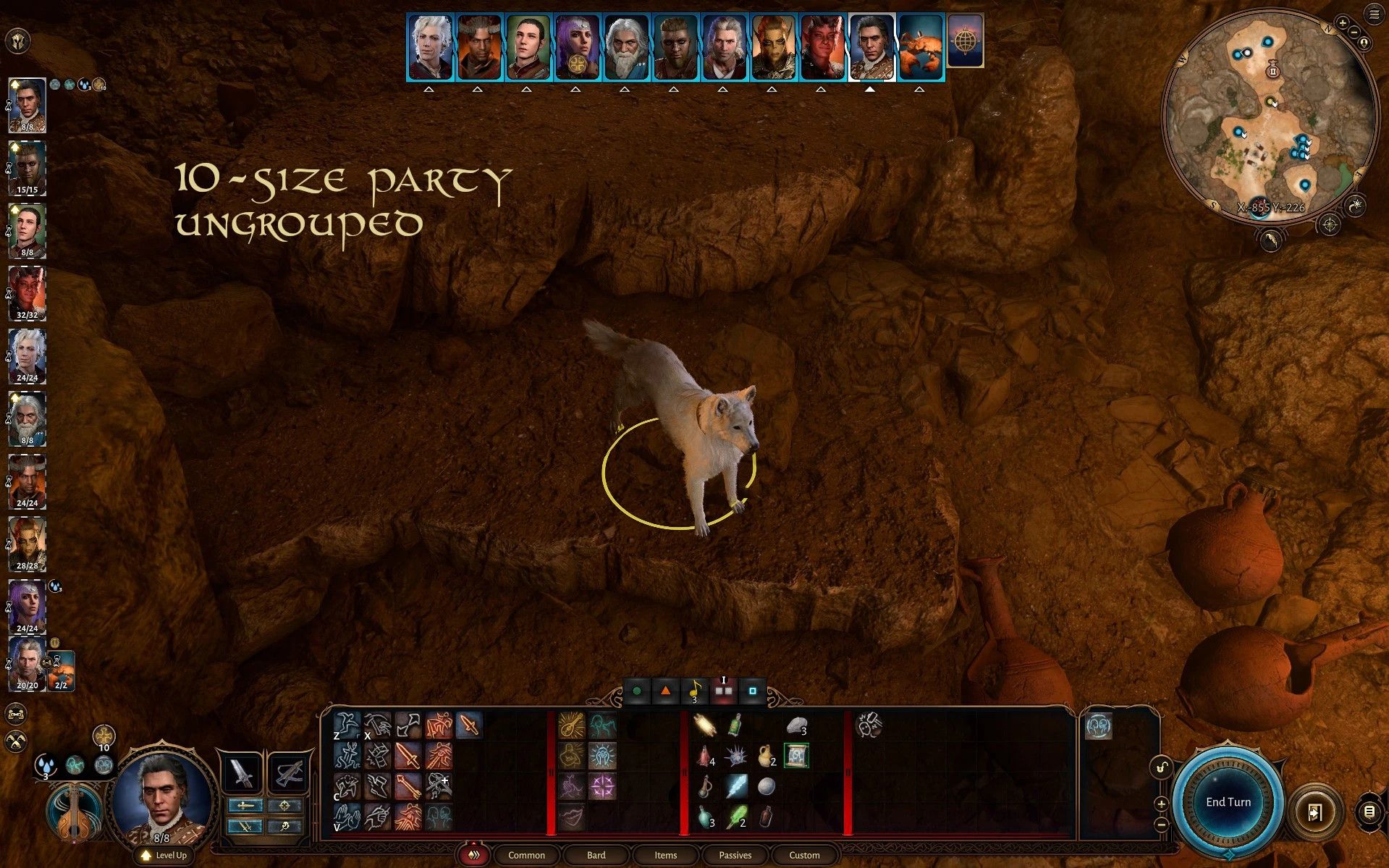 Dynamic Sidebar mod for Baldur's Gate 3