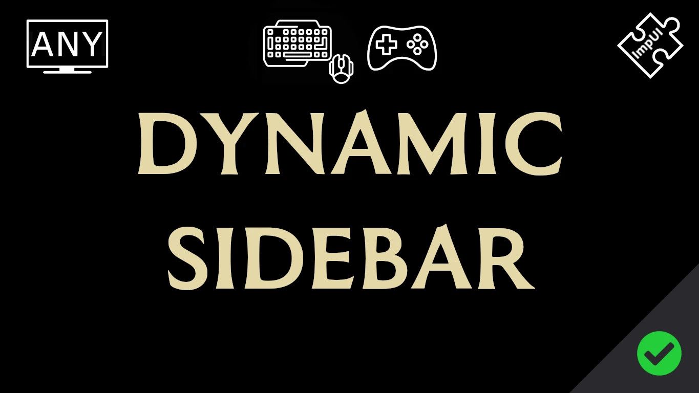 Dynamic Sidebar mod for Baldur's Gate 3